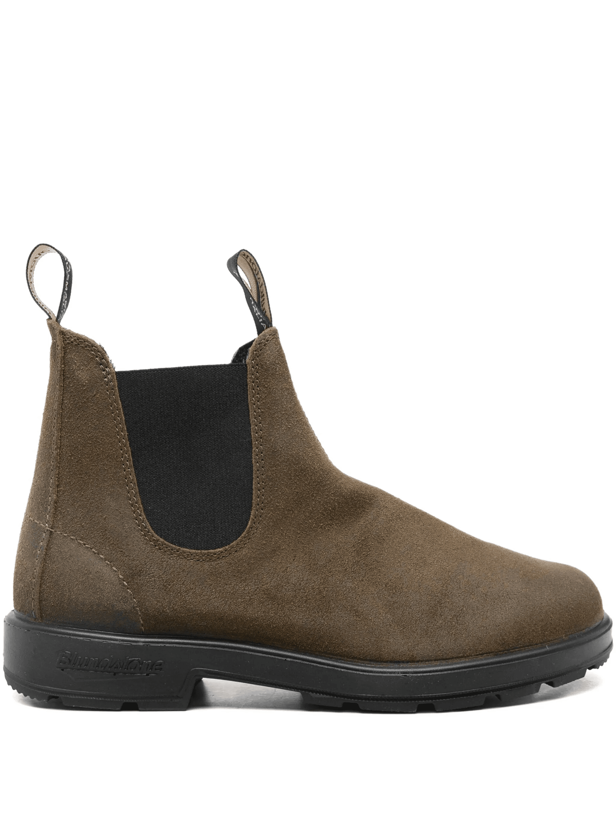 suede pull-tab chelsea boots - Image 1