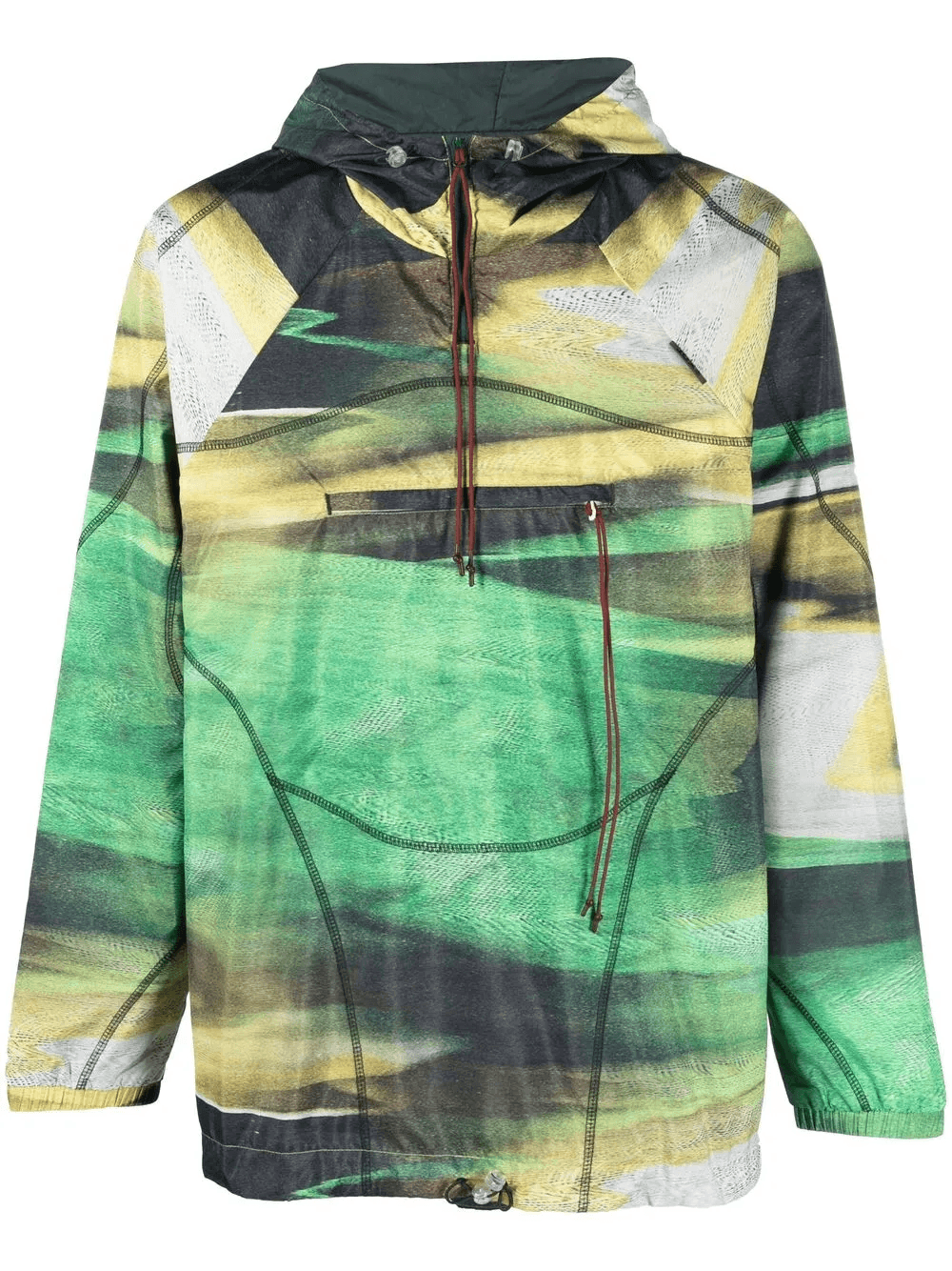 graphic-print hooded jacket - Image 1