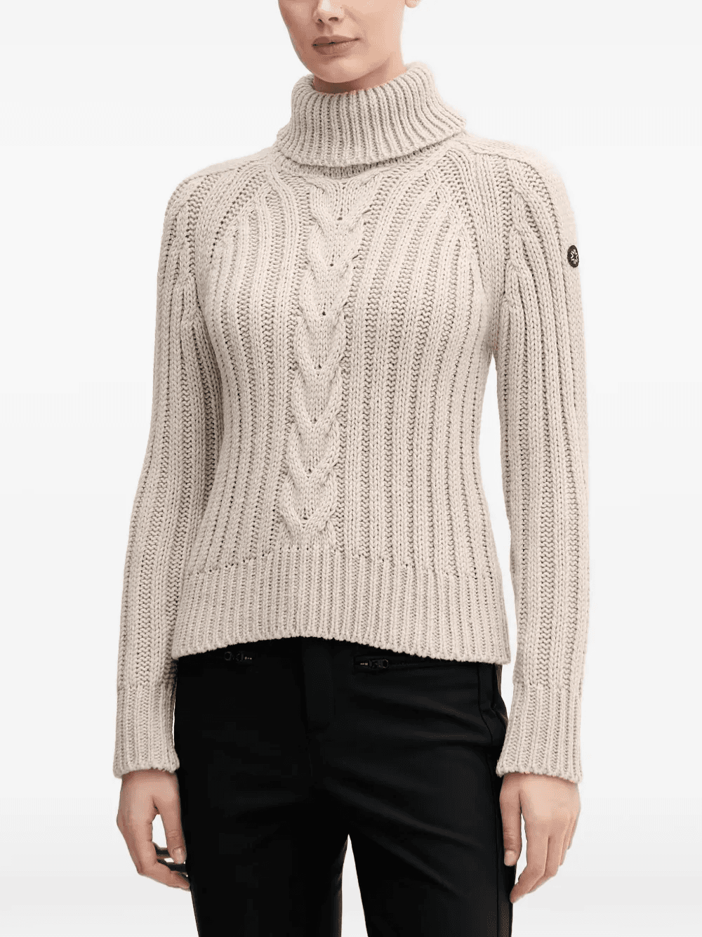 roll-neck cable sweater - Image 1