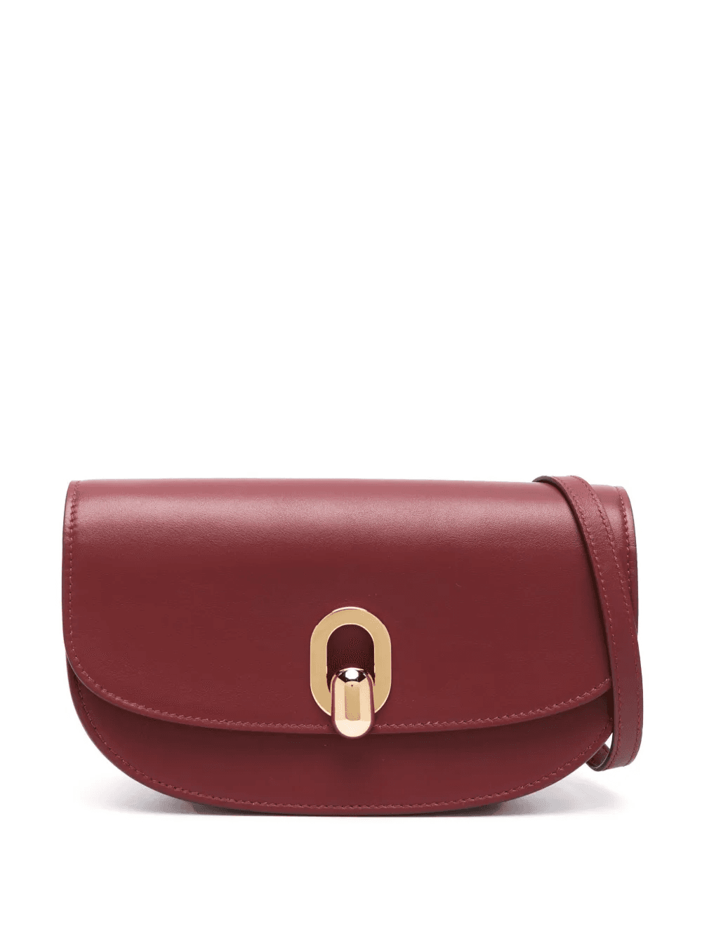 Tondo Crescent leather crossbody bag - Image 1