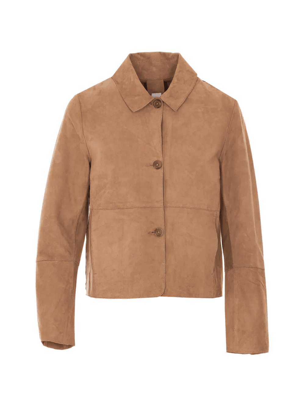 frontal-button suede jacket - Image 1
