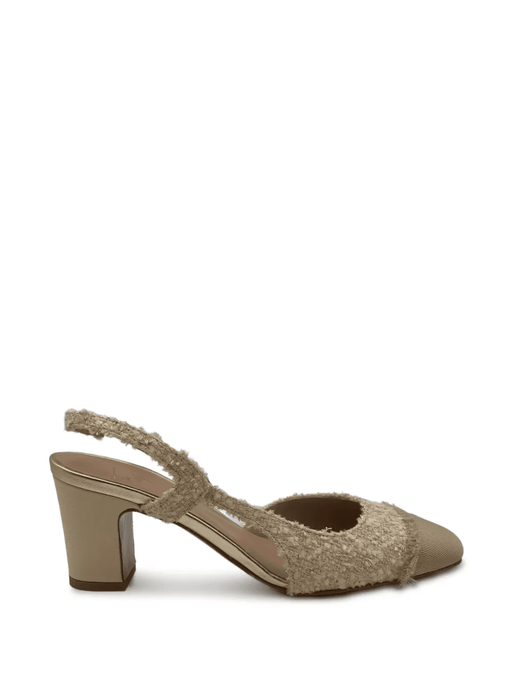 Ficus fringed slingback pumps - Image 1