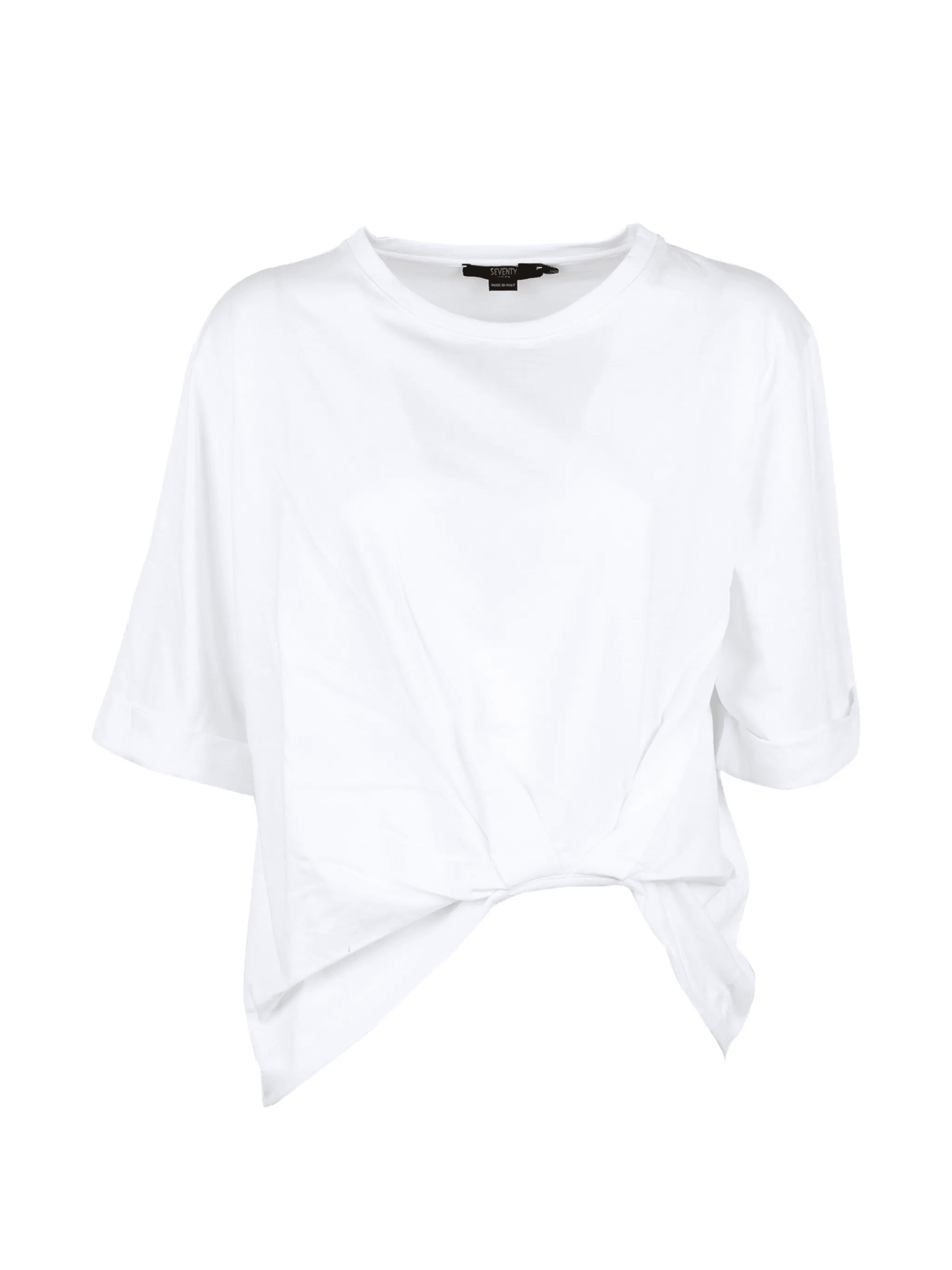 short-slevee knotted T-shirt - Image 1