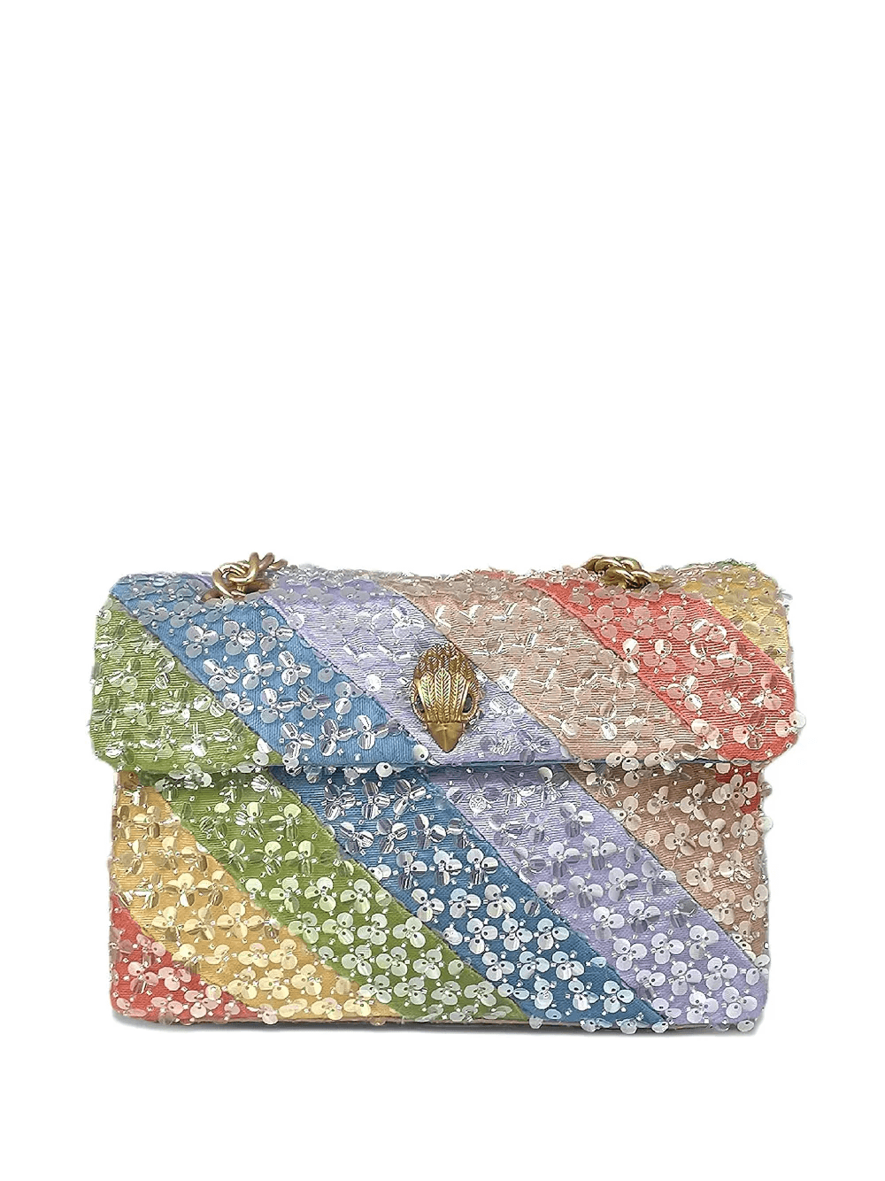 sequin-embellished shoulder bag - Image 1