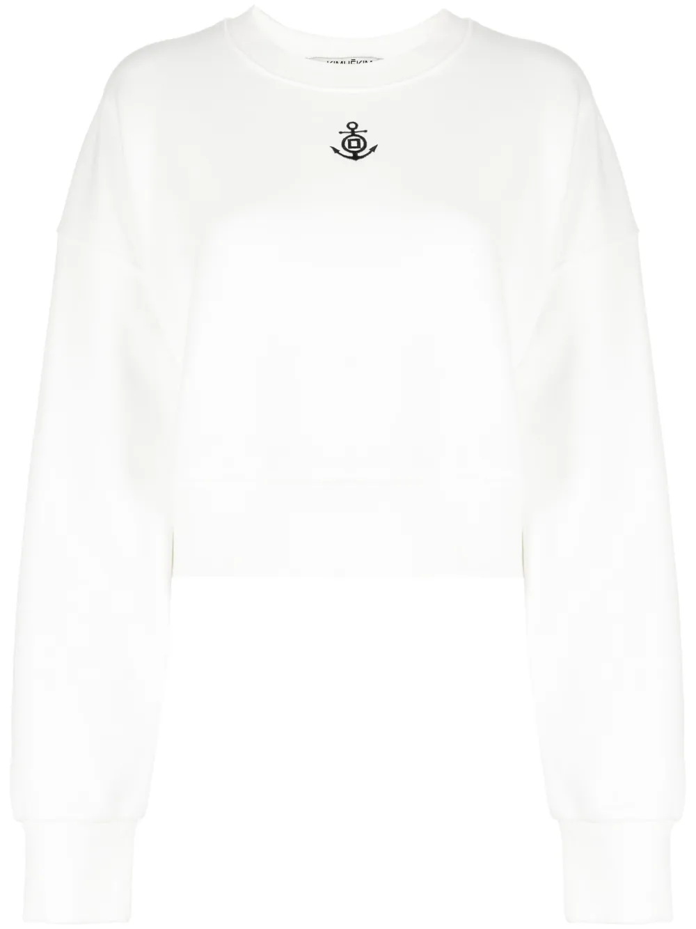 logo-print cotton sweatshirt - Image 1