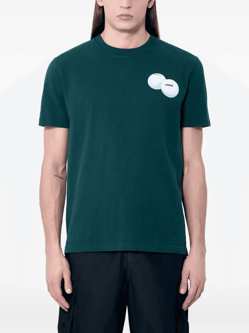 graphic-print crew neck T-shirt - Image 1