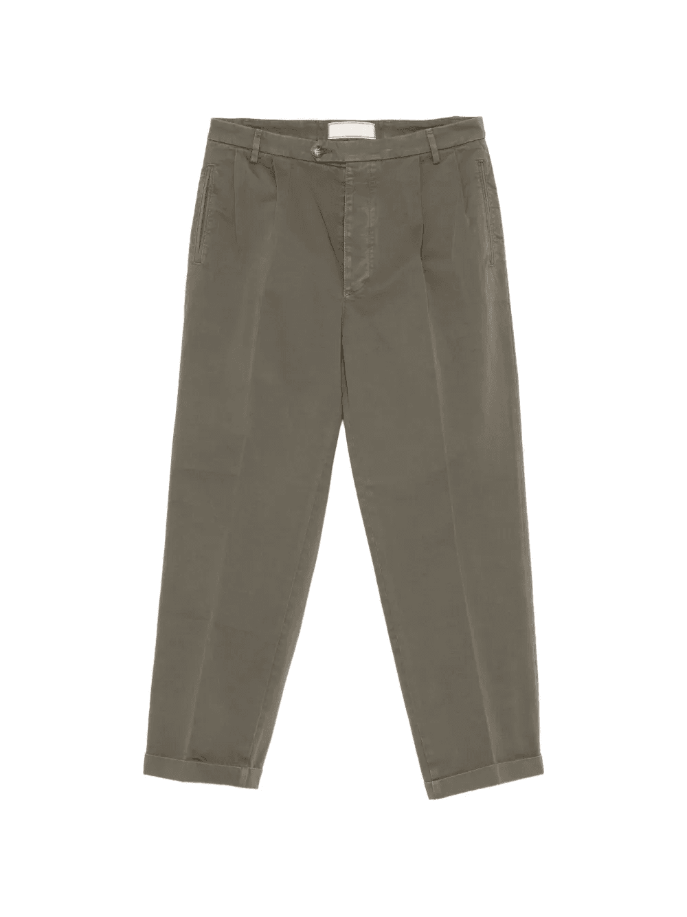 pleated cuffed trousers - Image 1