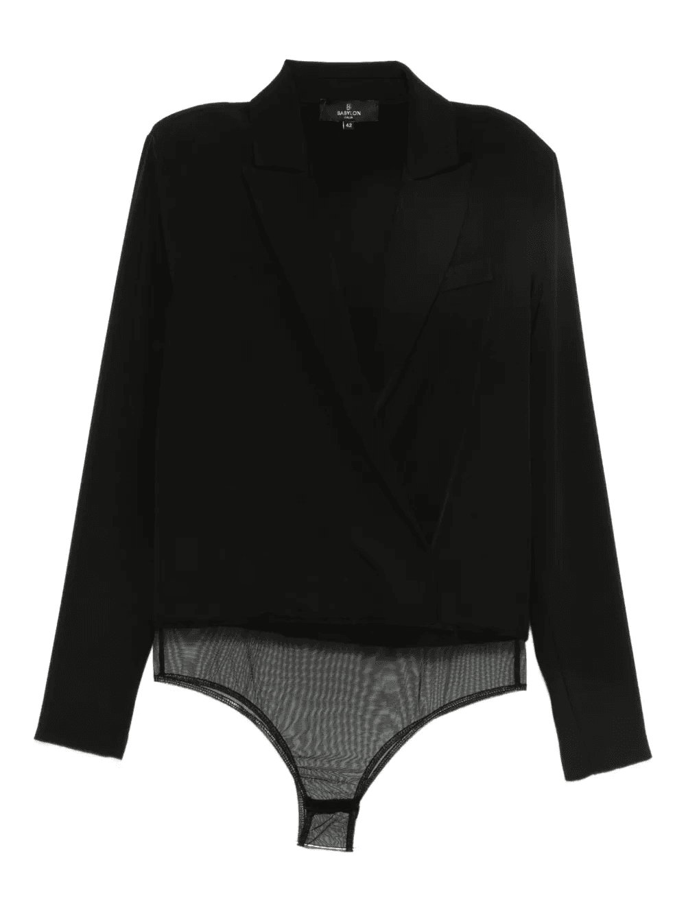 v-neck bodysuit - Image 1