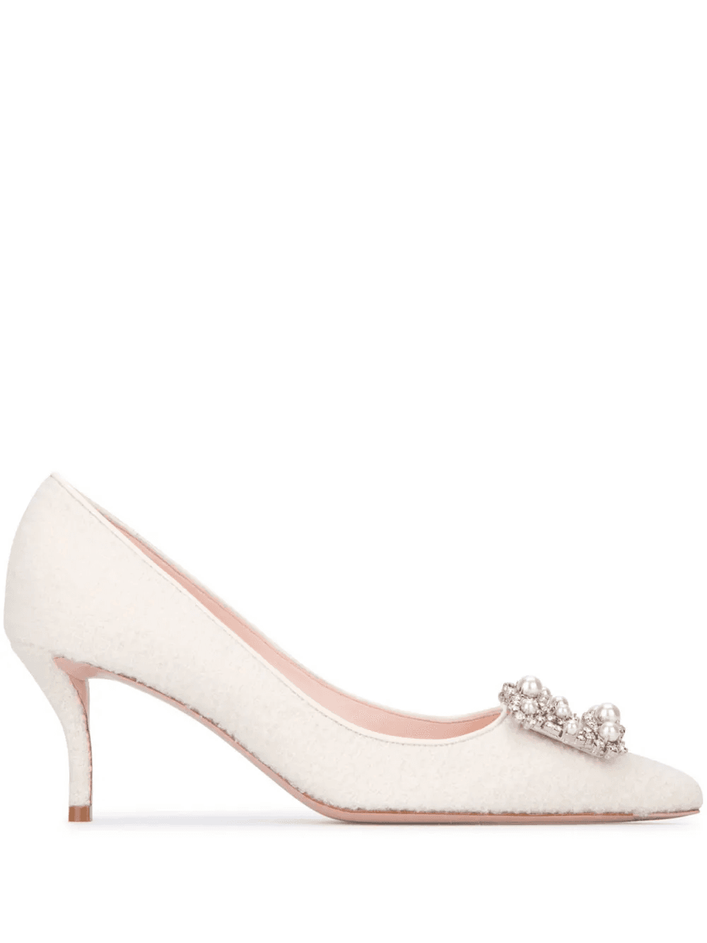 65mm crystal-buckle pumps - Image 1