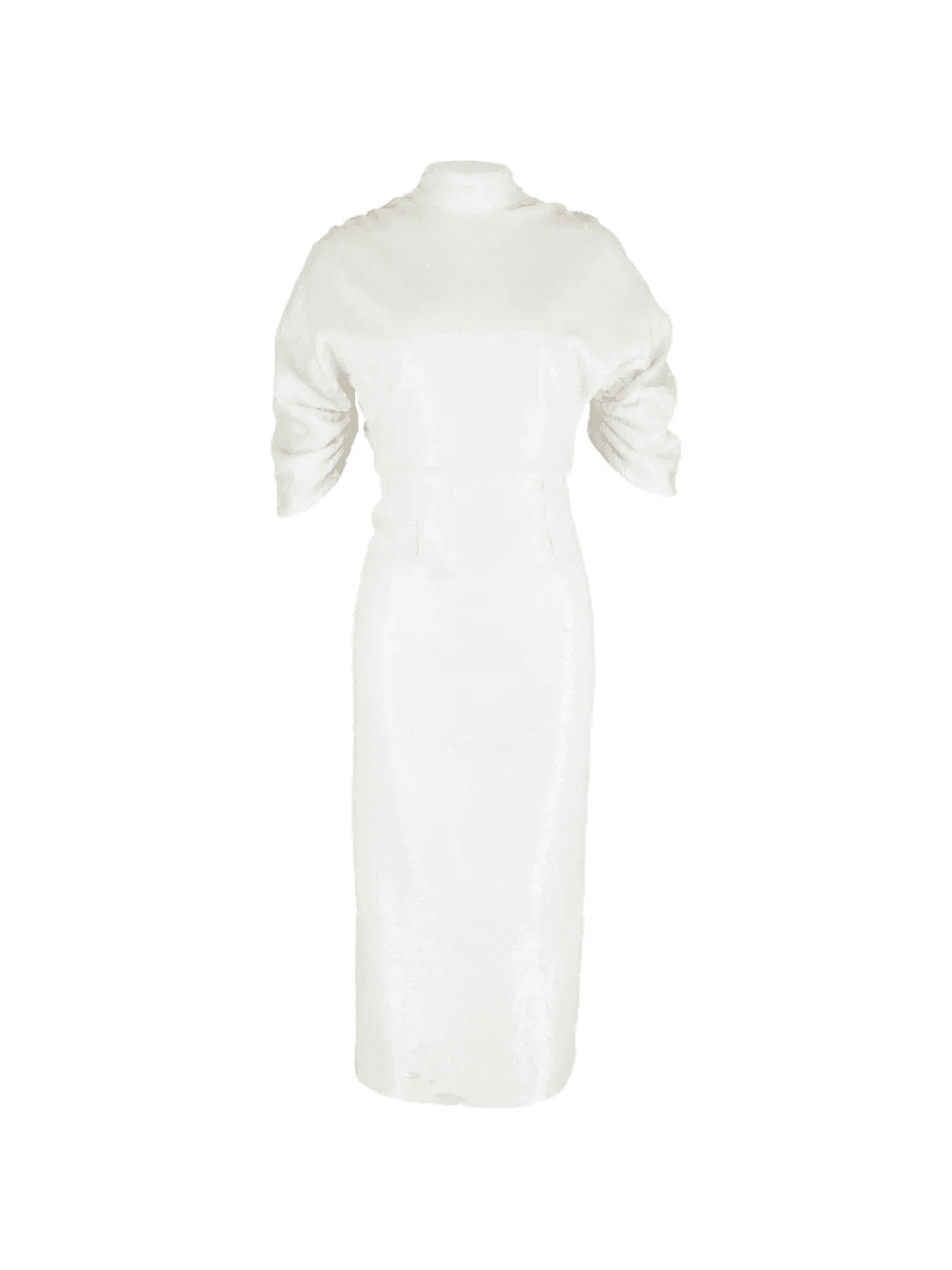 sequined open-back midi dress - Image 1