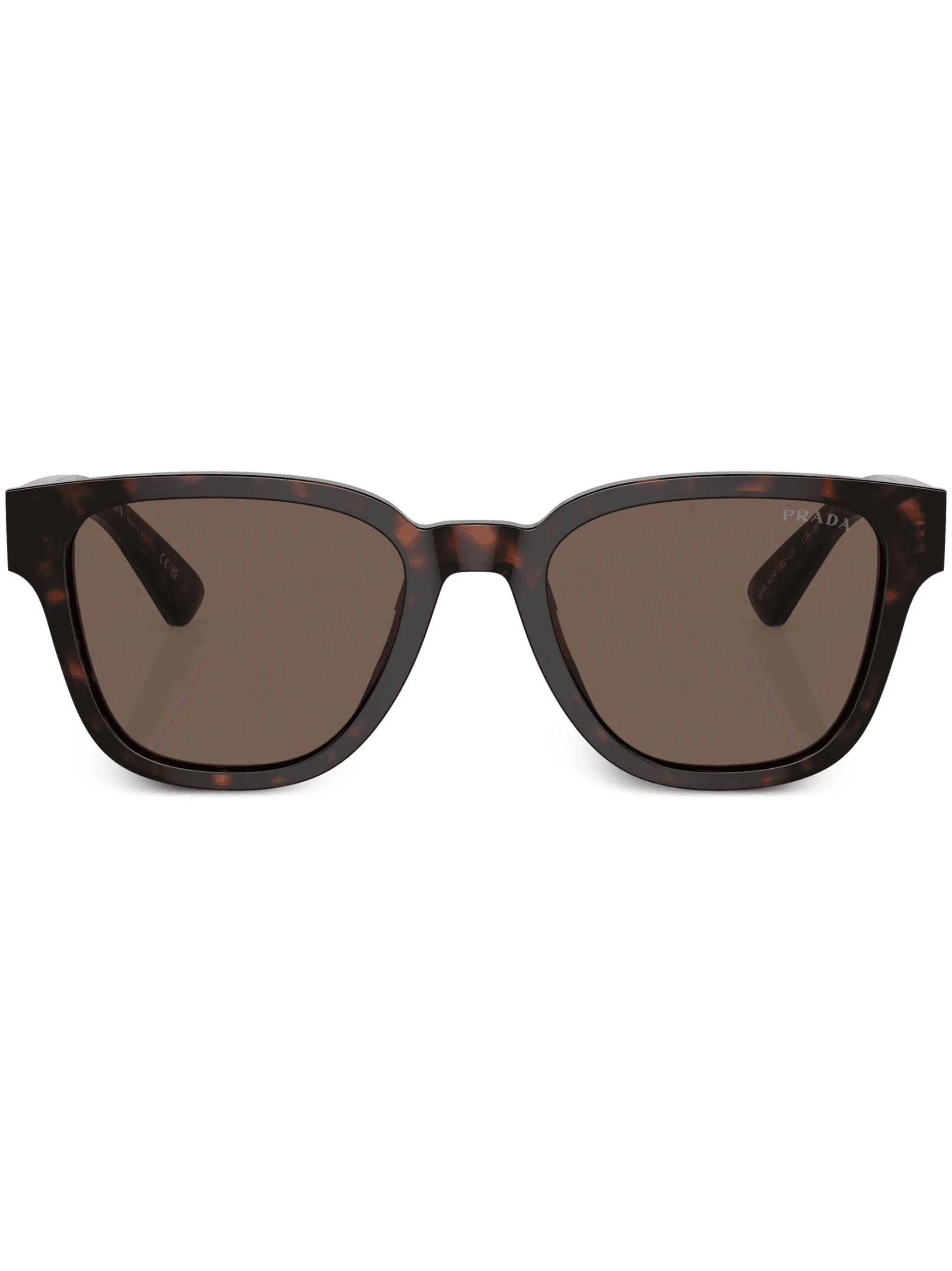 tortoiseshell-effect D-frame sunglasses - Image 1