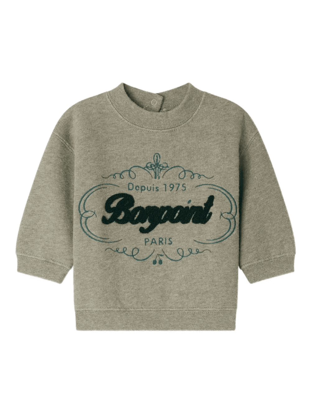 embroidered logo sweatshirt - Image 1