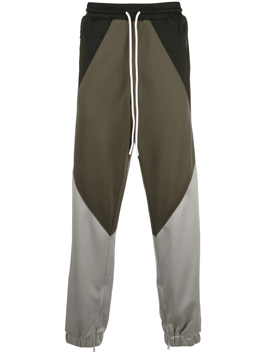 colour block track trousers - Image 1