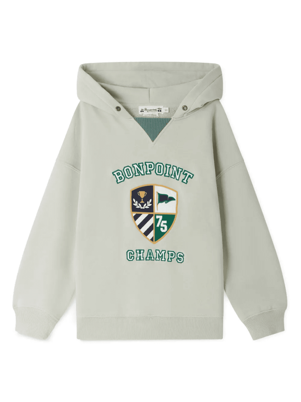 logo-embroidered hoodie - Image 1