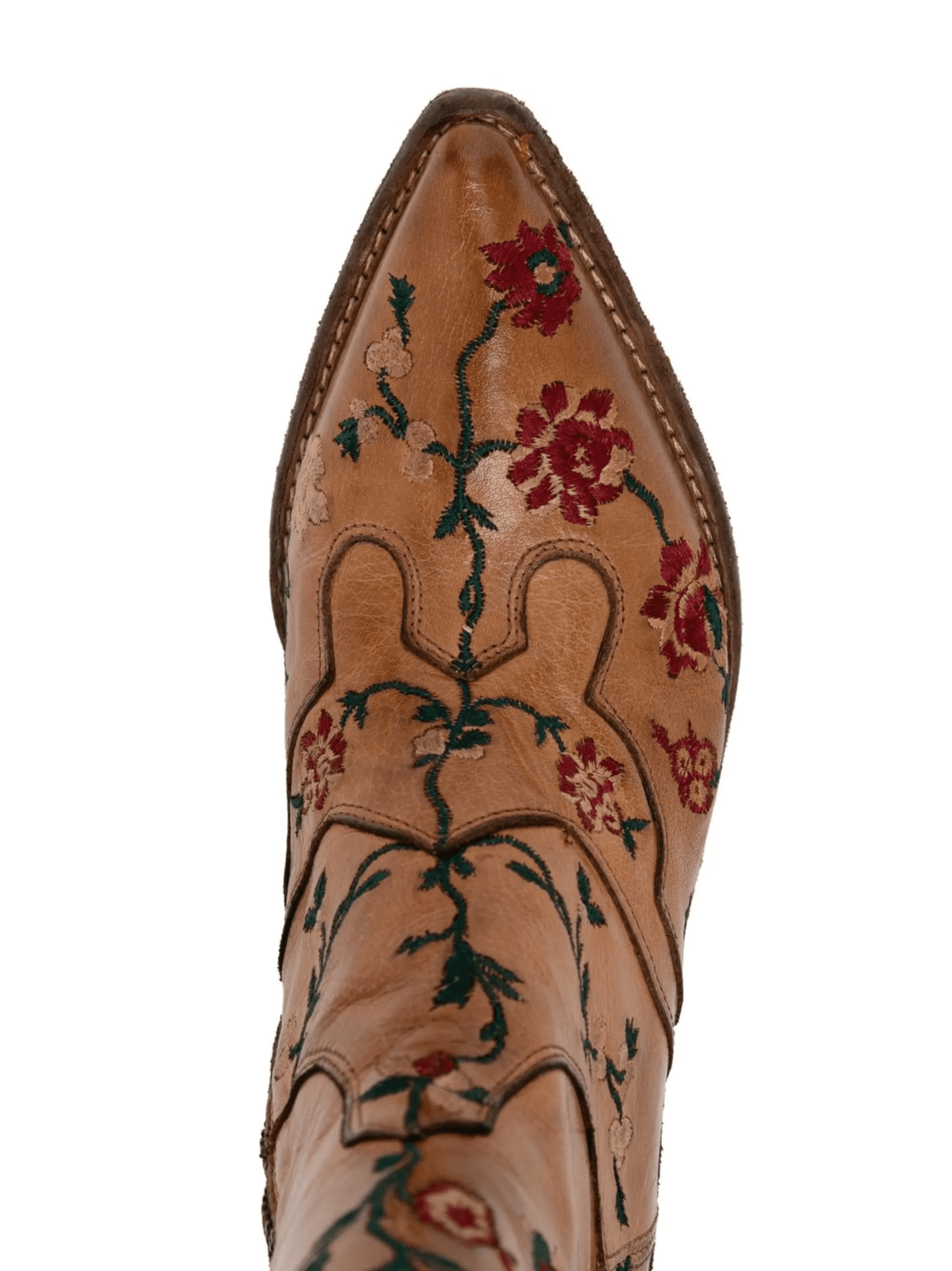 floral-embroidered boots - Image 1