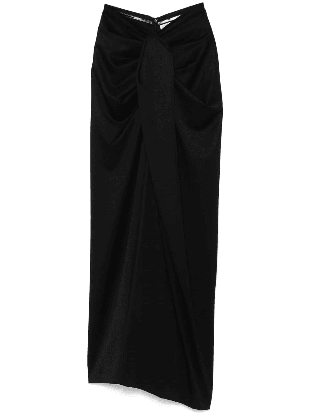 draped-detailed trousers - Image 1