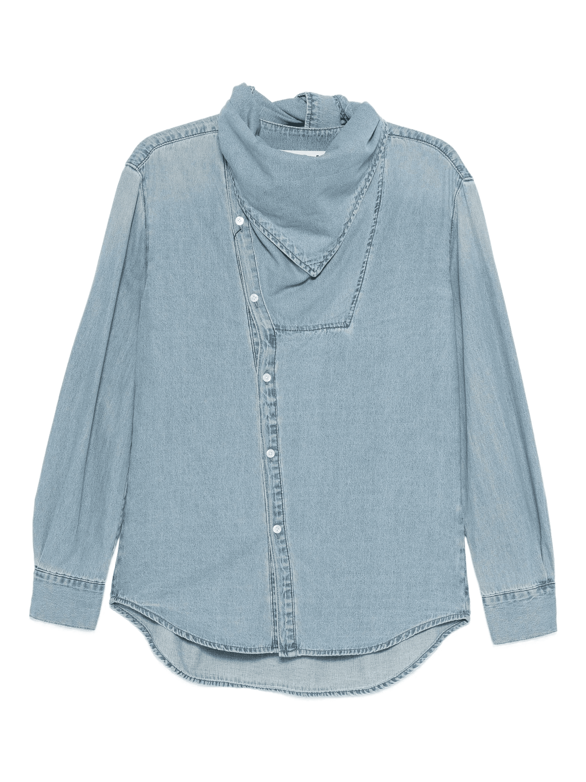 button-down denim shirt - Image 1