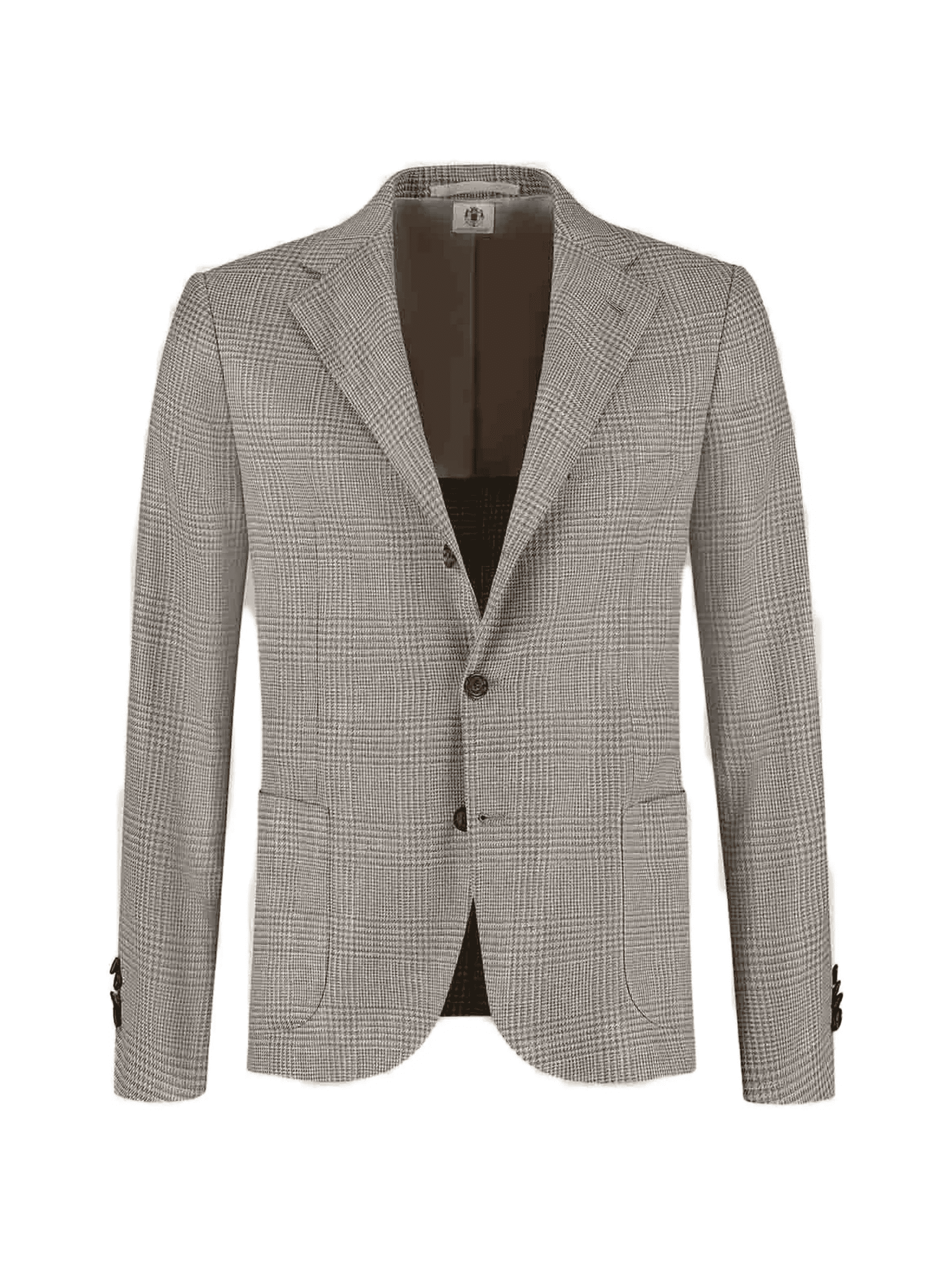 plaid two-button blazer - Image 1