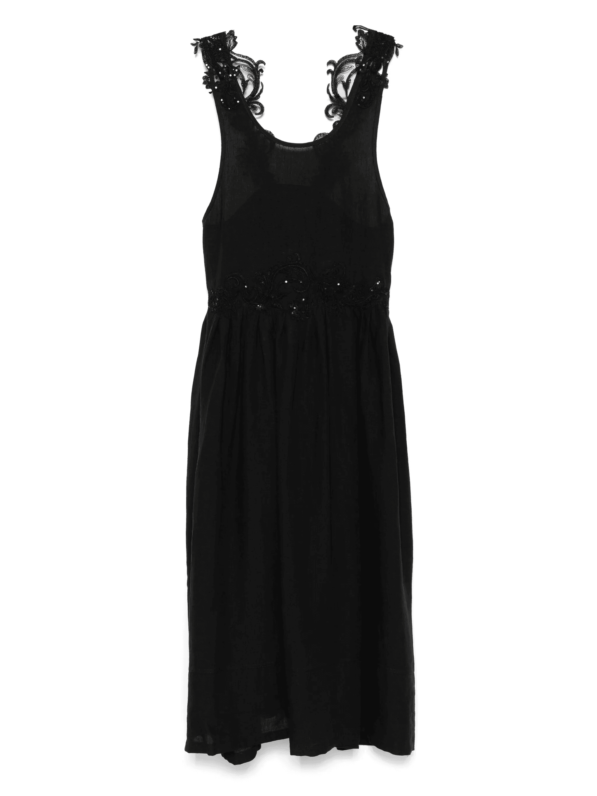 embroidered midi dress - Image 1