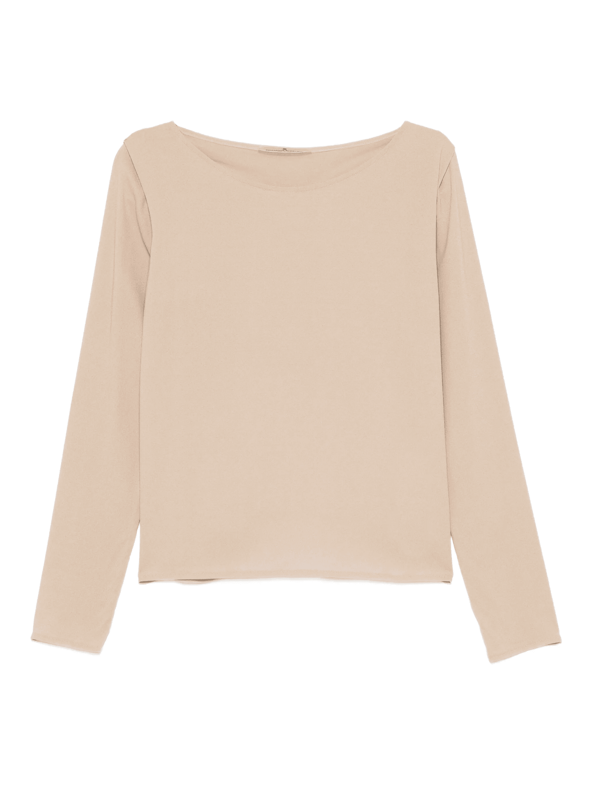 boat-neck long-sleeve sweatshirt - Image 1