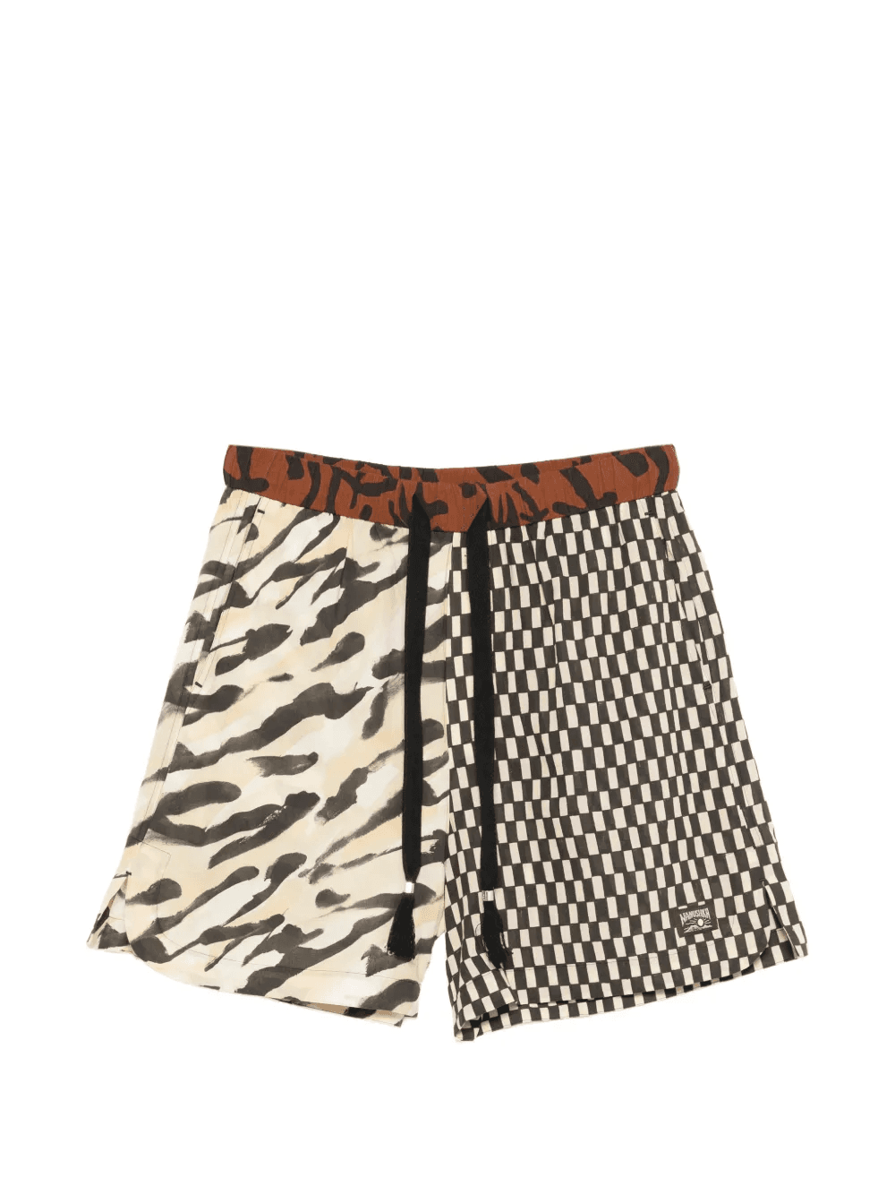geometric-pattern shorts - Image 1