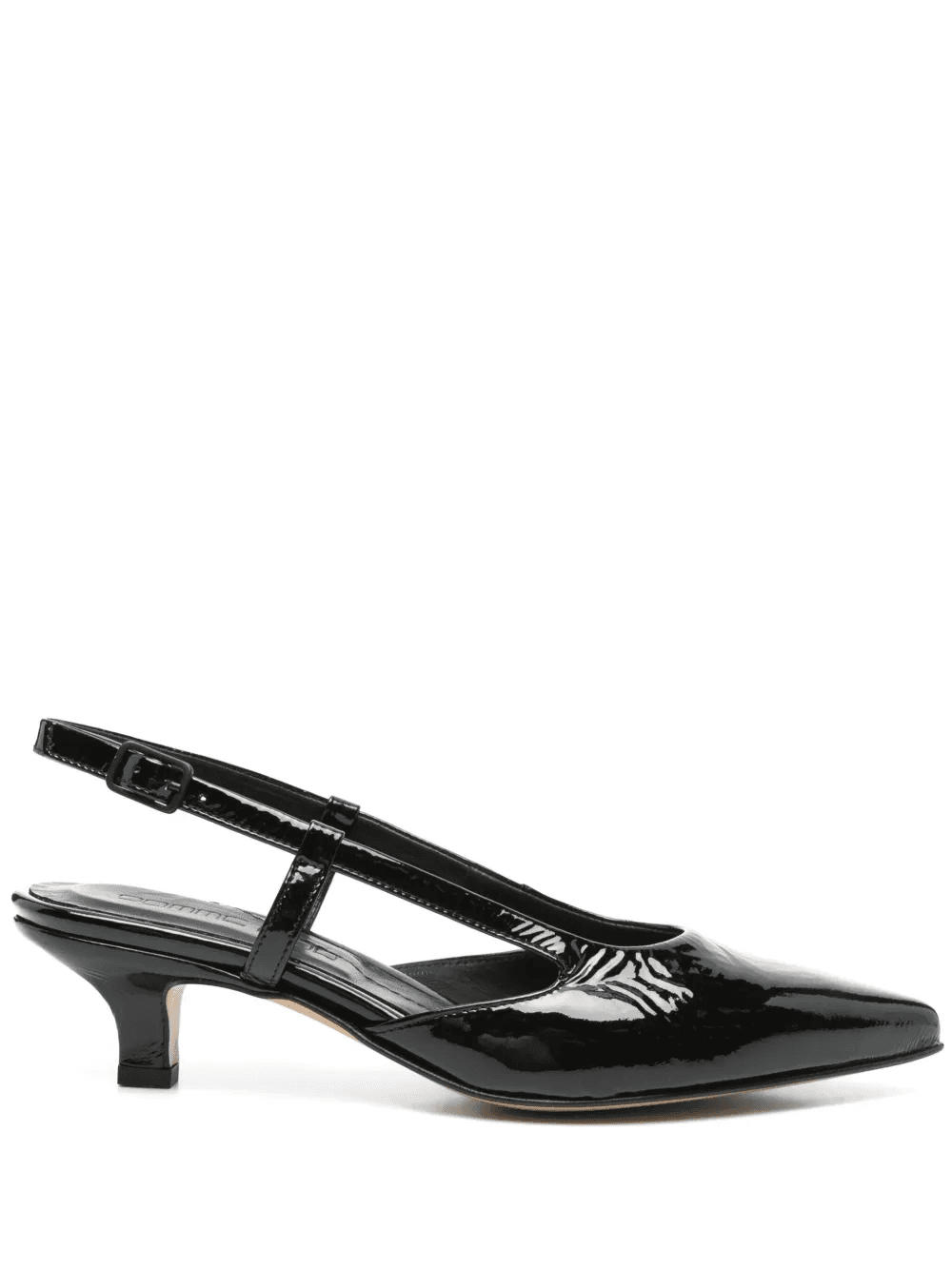 40mm patent slingback pumps - Image 1