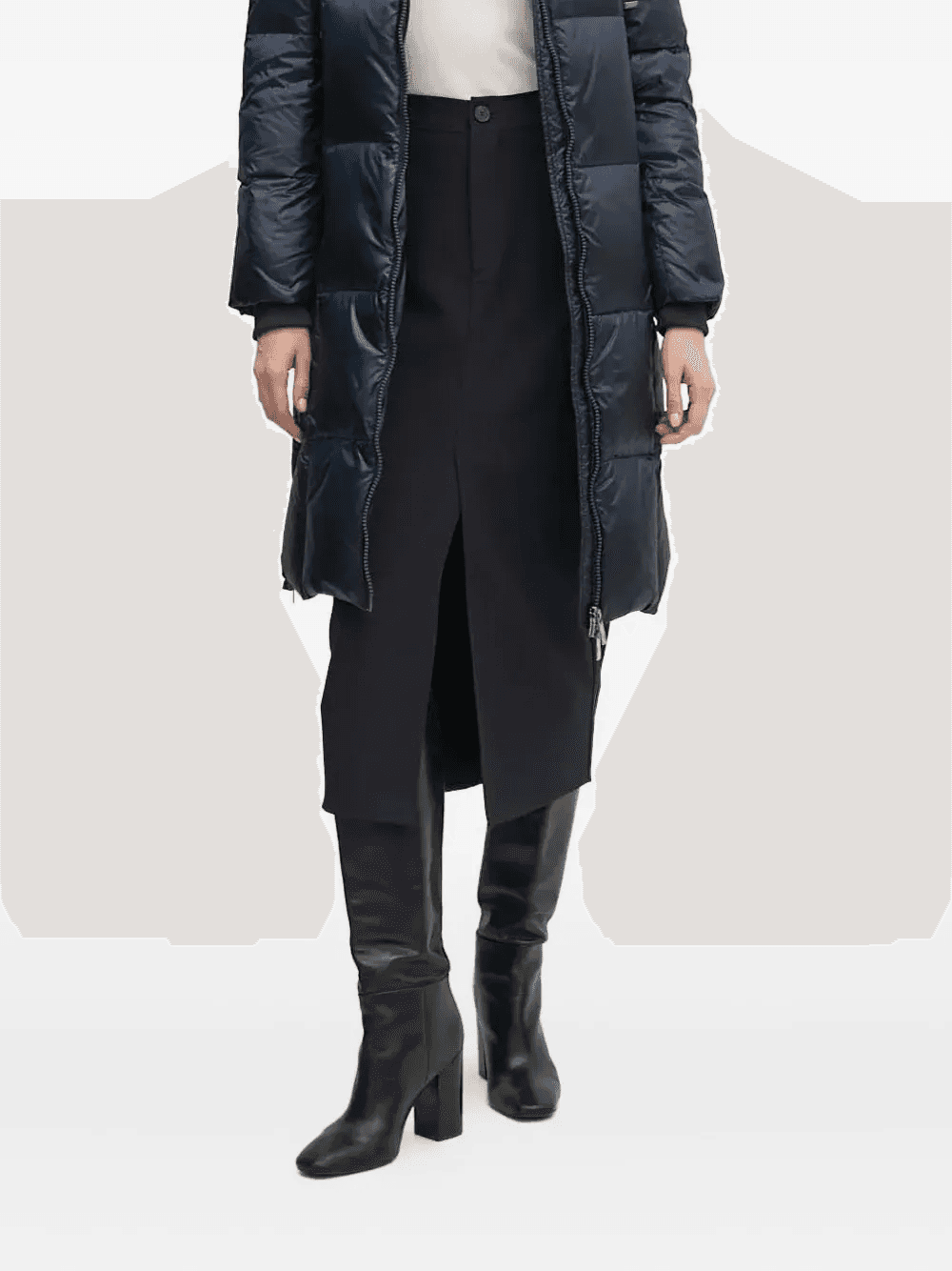 pocket-detail midi skirt - Image 1