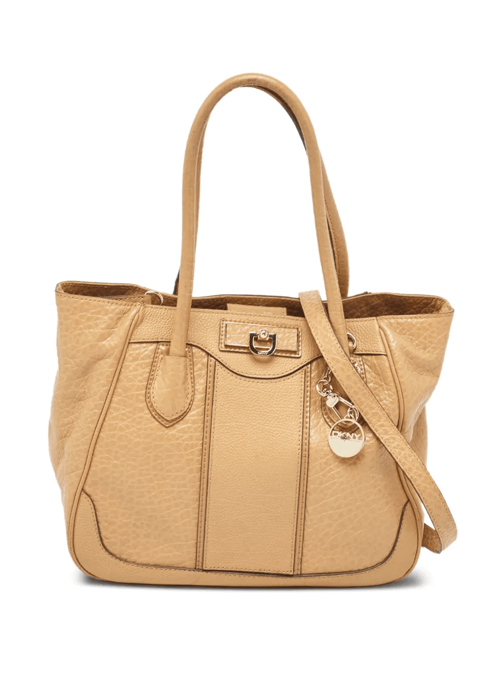 pre-owned pebbled-leather tote bag - Image 1