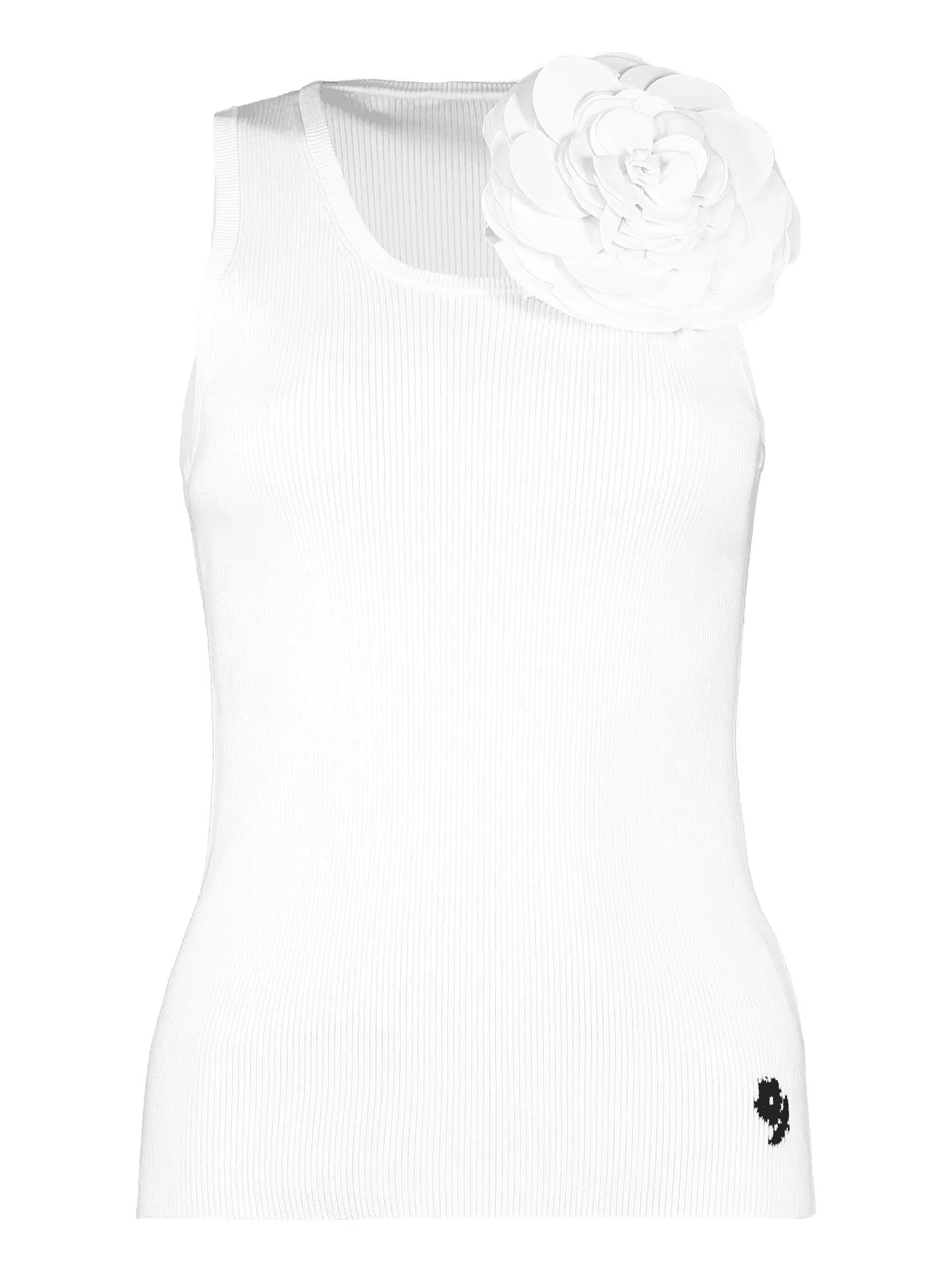 Marcel floral-appliqué tank top - Image 1