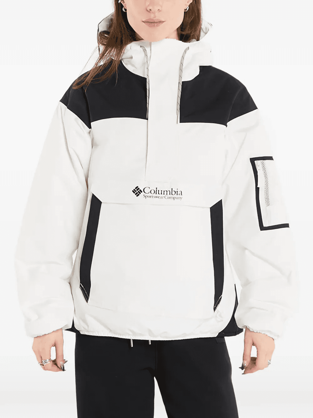 hooded insulated pullover - Image 1