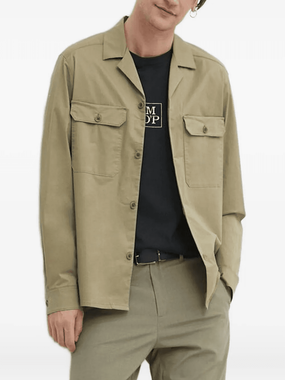 cotton blend shirt - Image 1