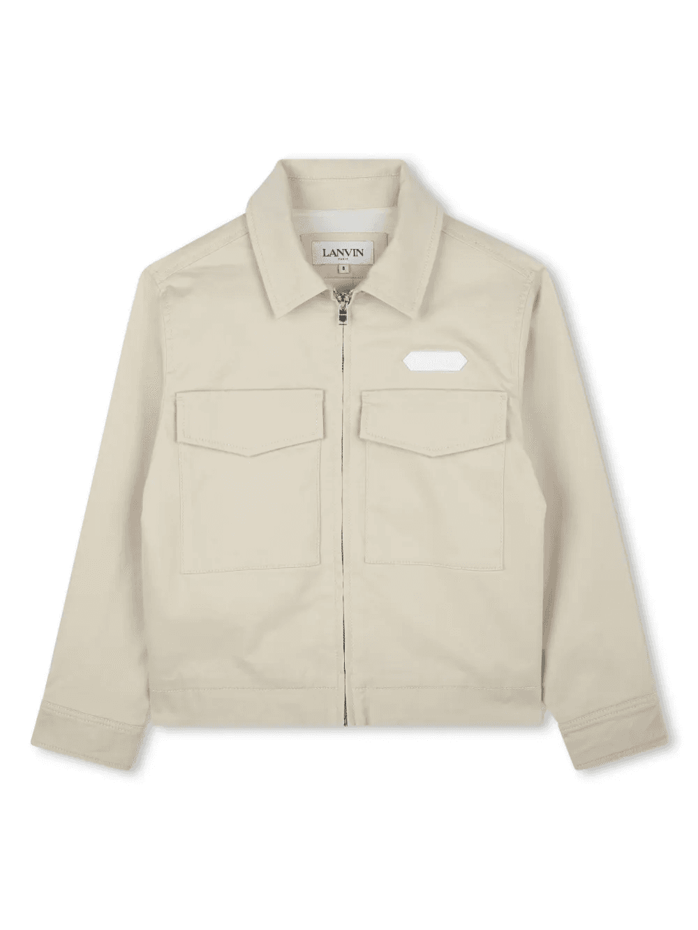 cotton zip-up jacket - Image 1
