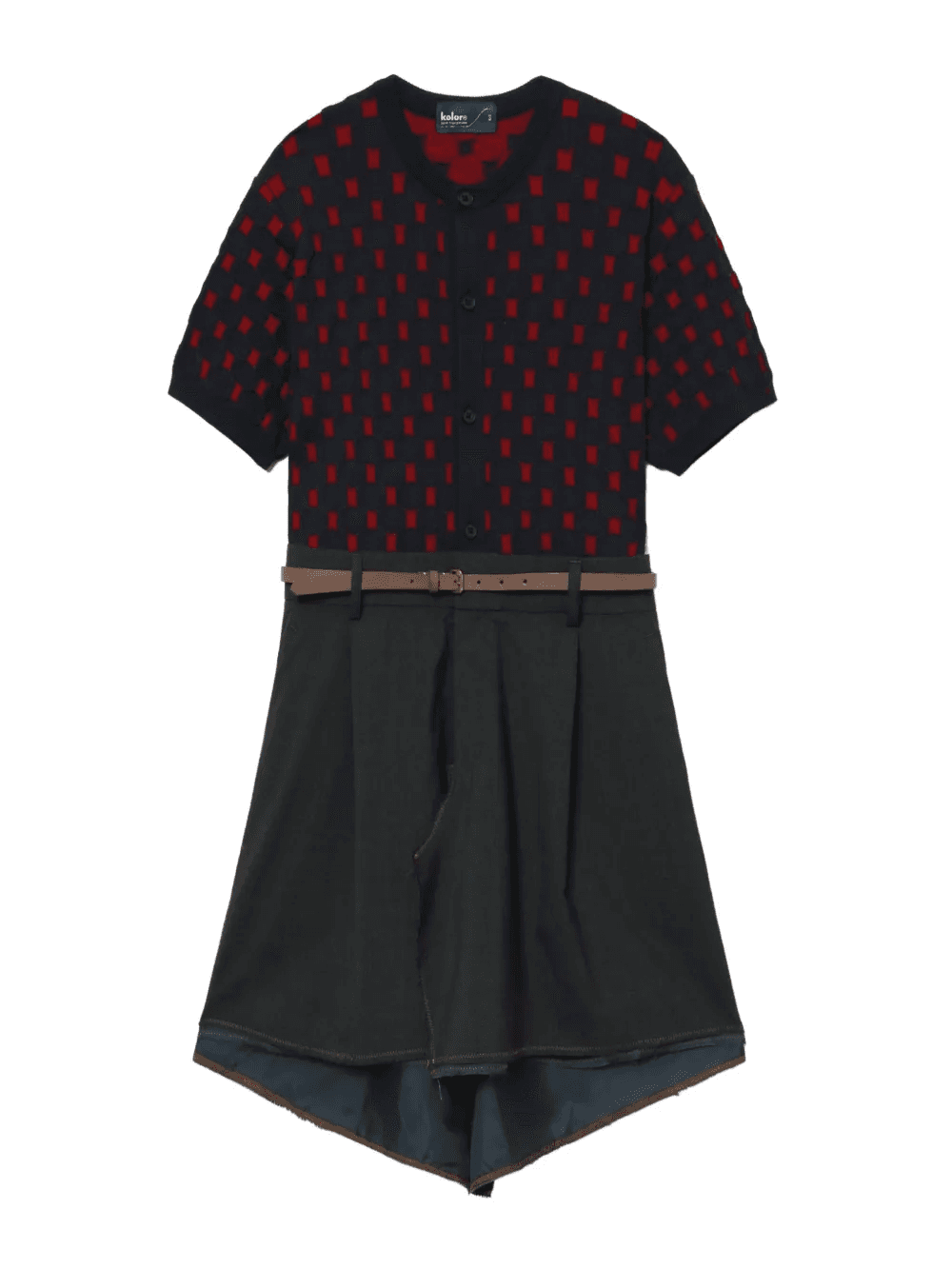 panelled tunic top - Image 1