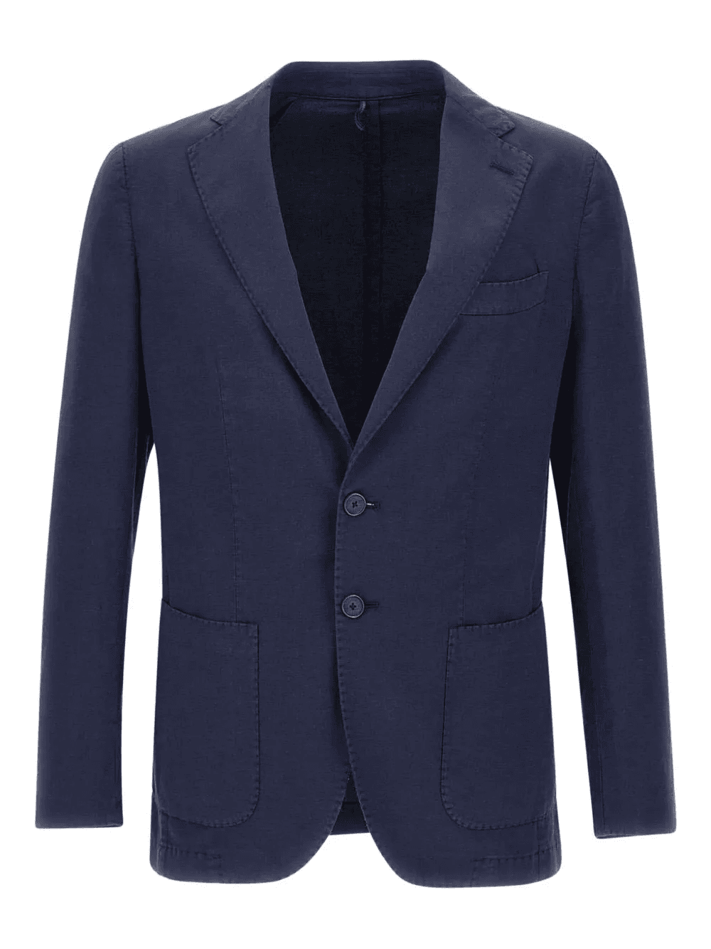 lapel-collar two-button blazer - Image 1