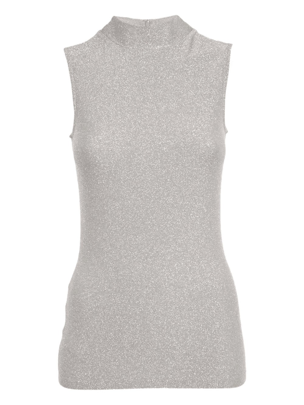 knit high-neck top - Image 1