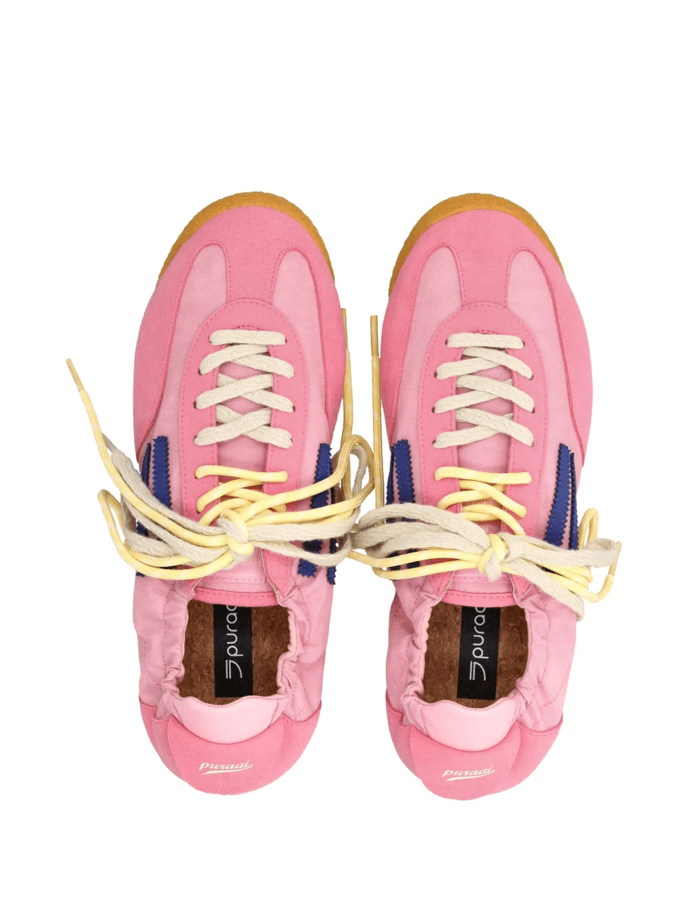 panther panelled sneakers - Image 1