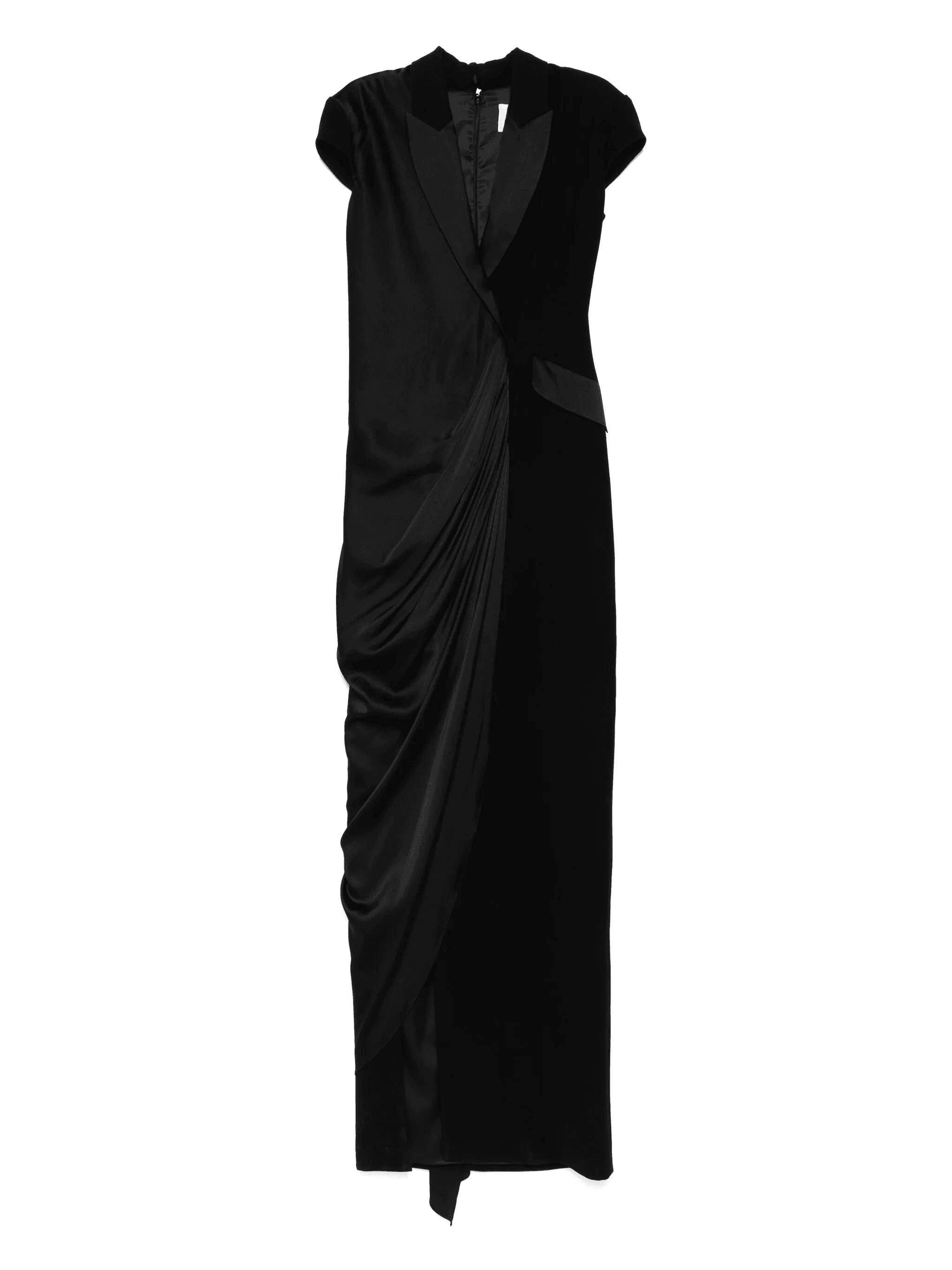 silk v-neck dress - Image 1