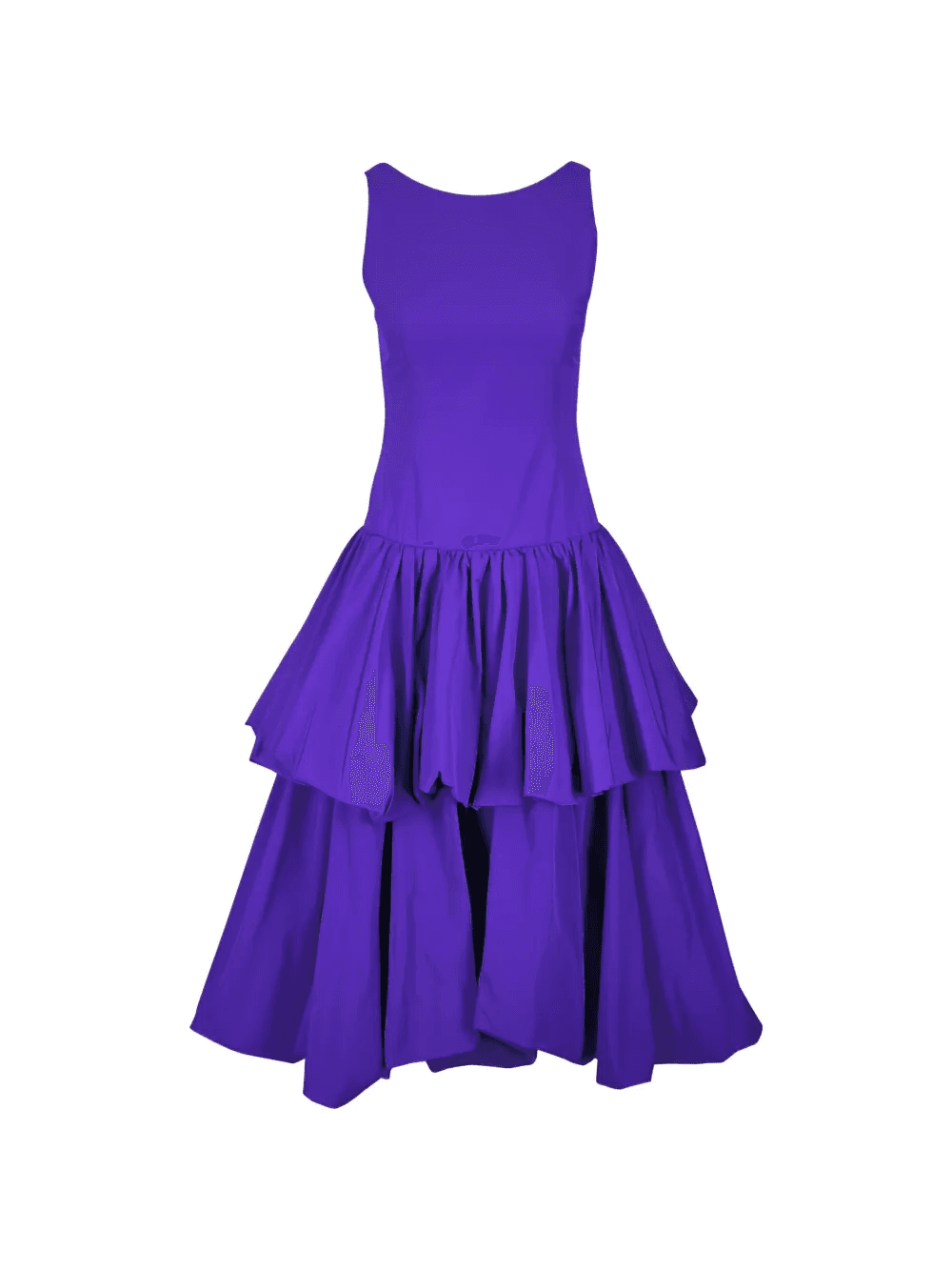 ruffled midi dress - Image 1