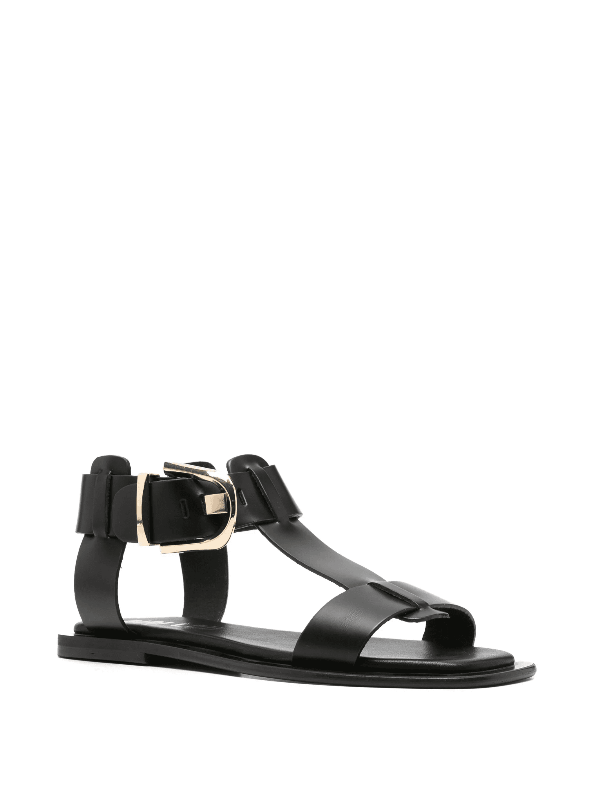 buckle leather sandals - Image 1