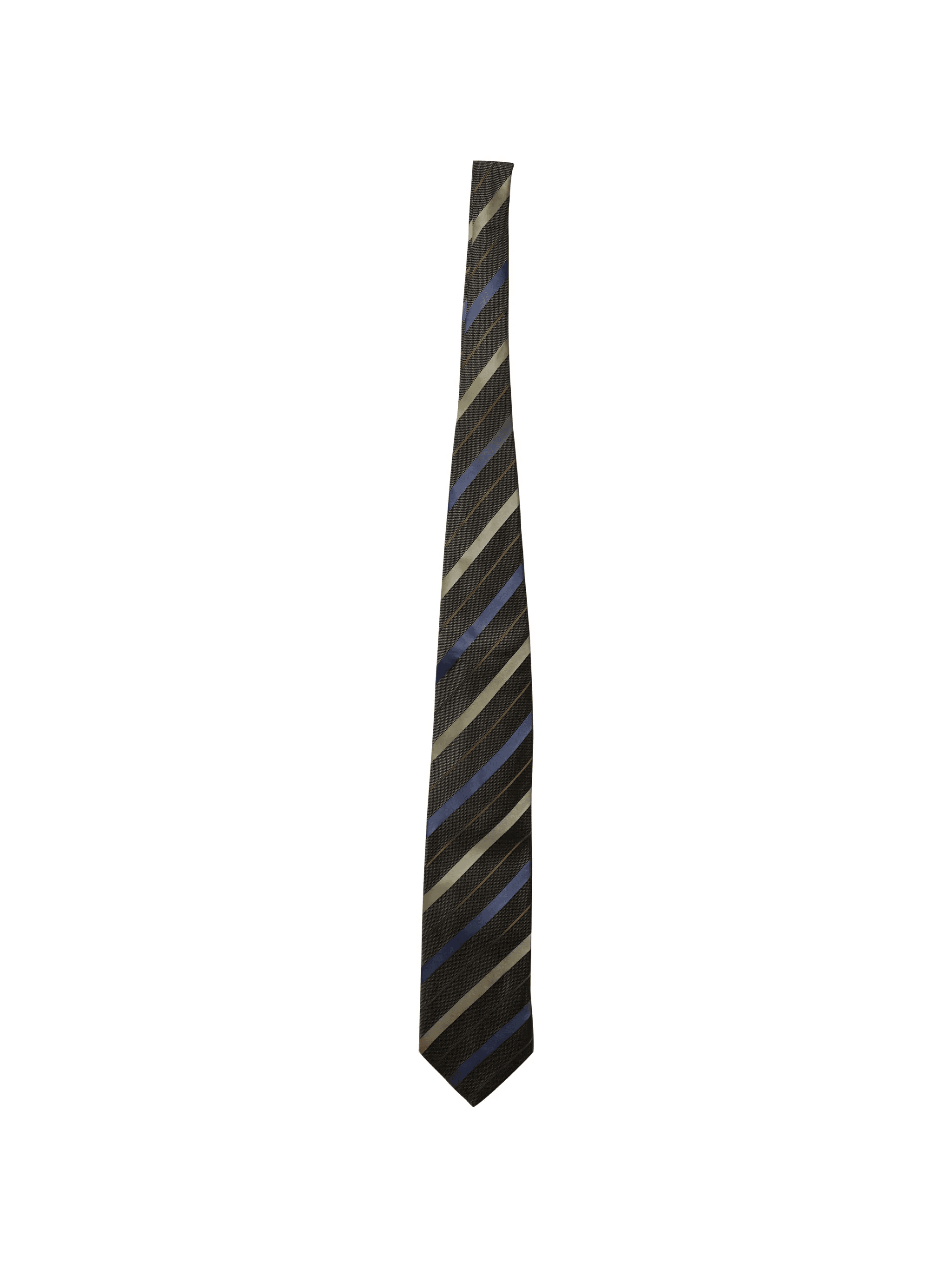 striped silk tie - Image 1