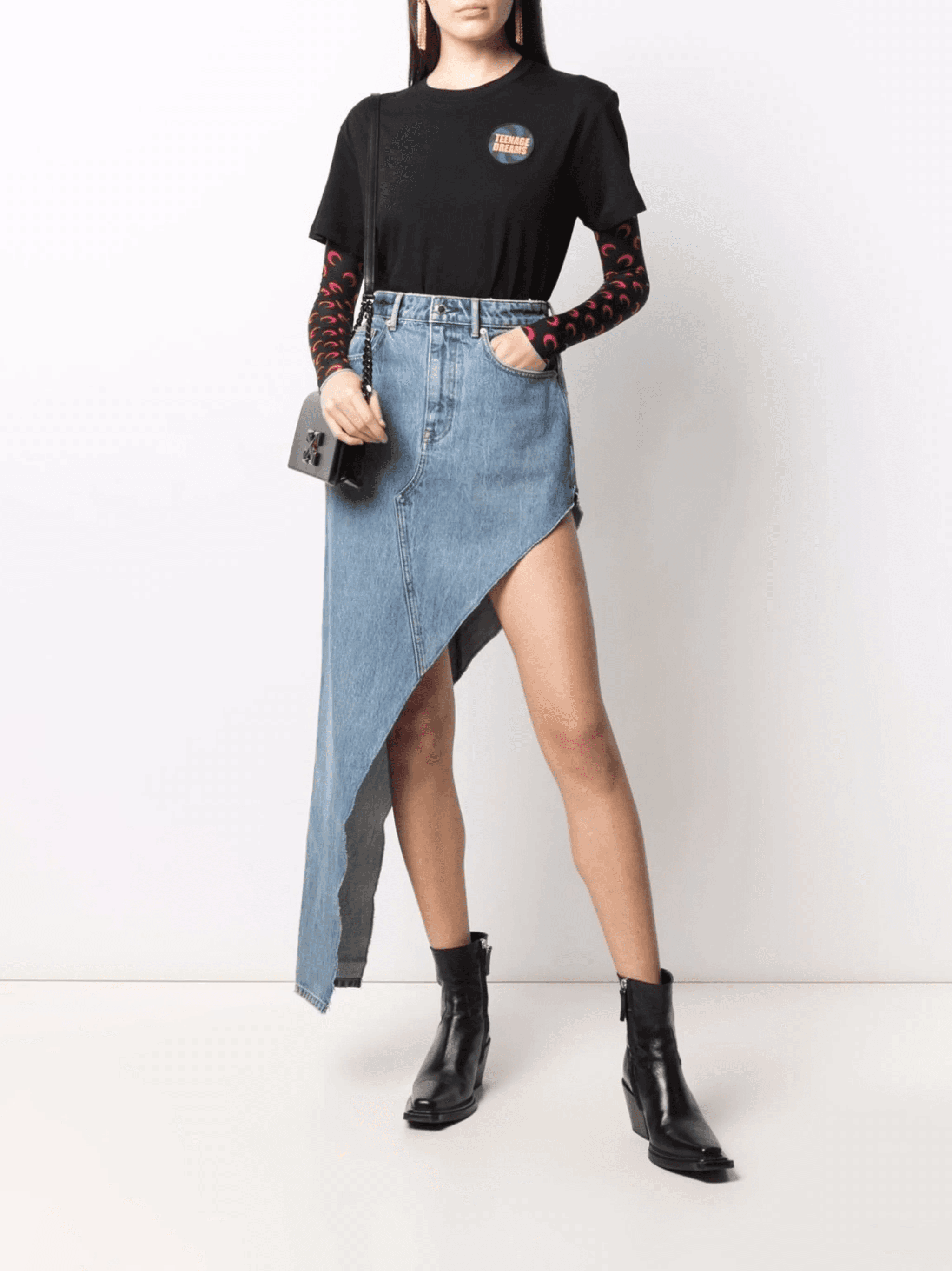 patch-detail cotton T-Shirt - Image 1