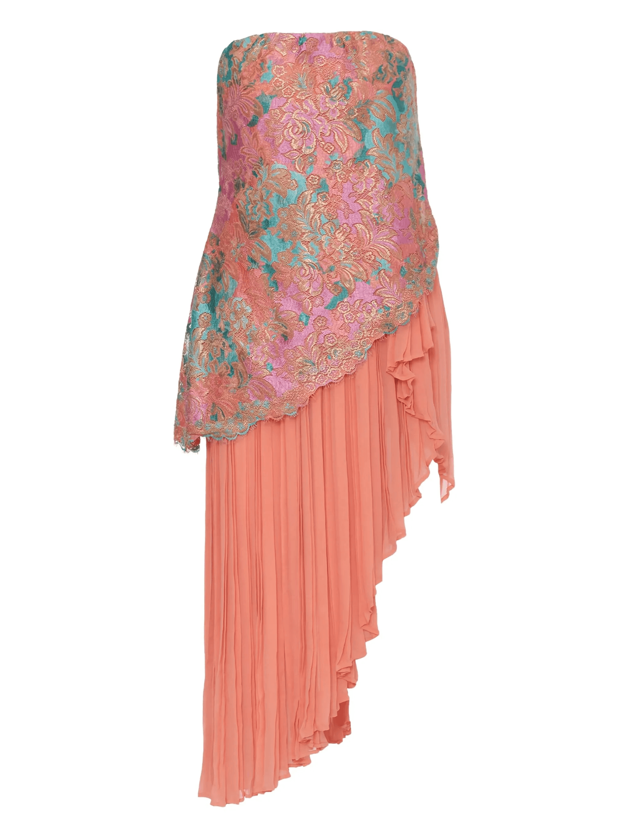 printed asymmetric dress - Image 1