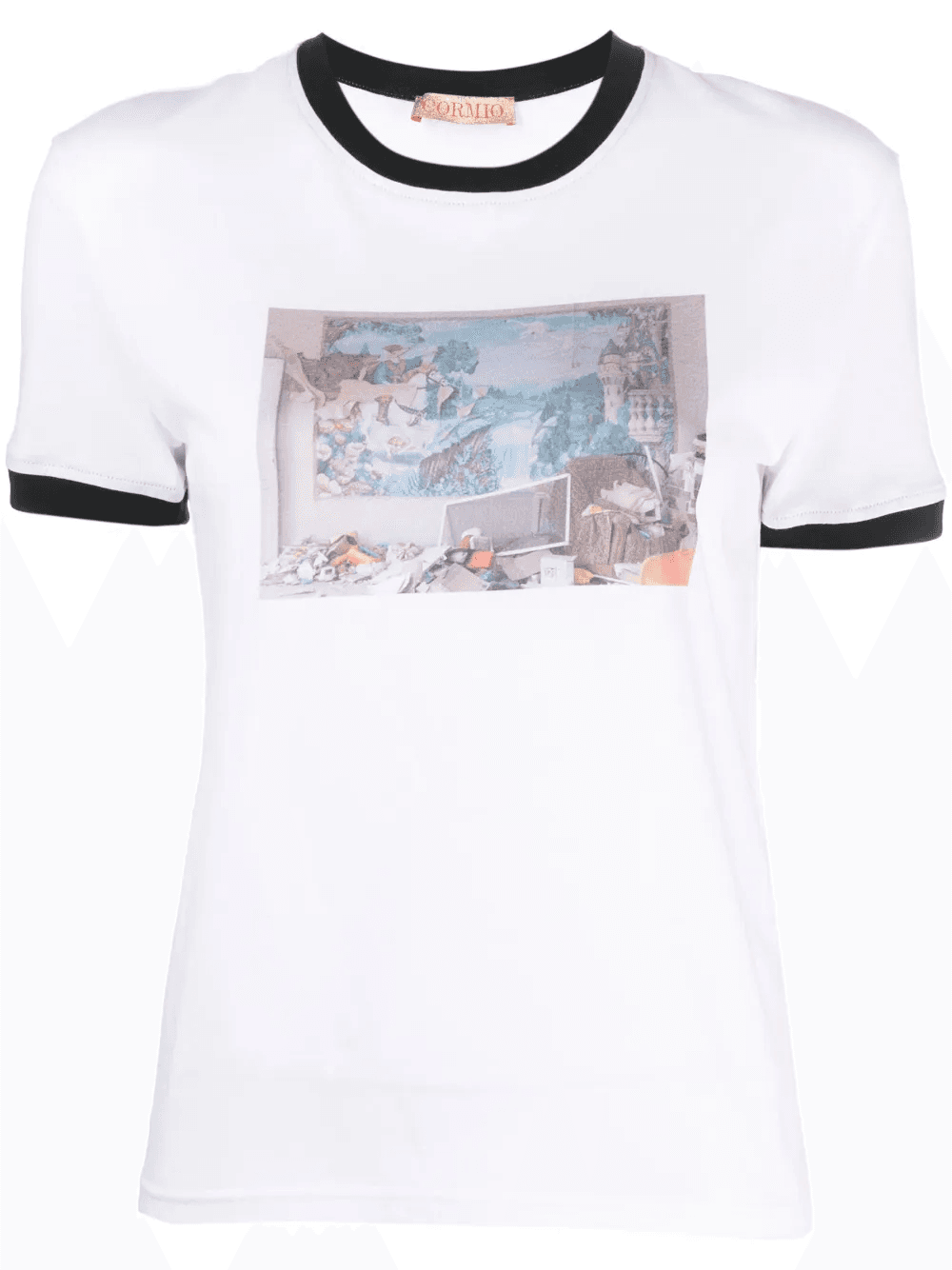 printed cotton t-shirt - Image 1