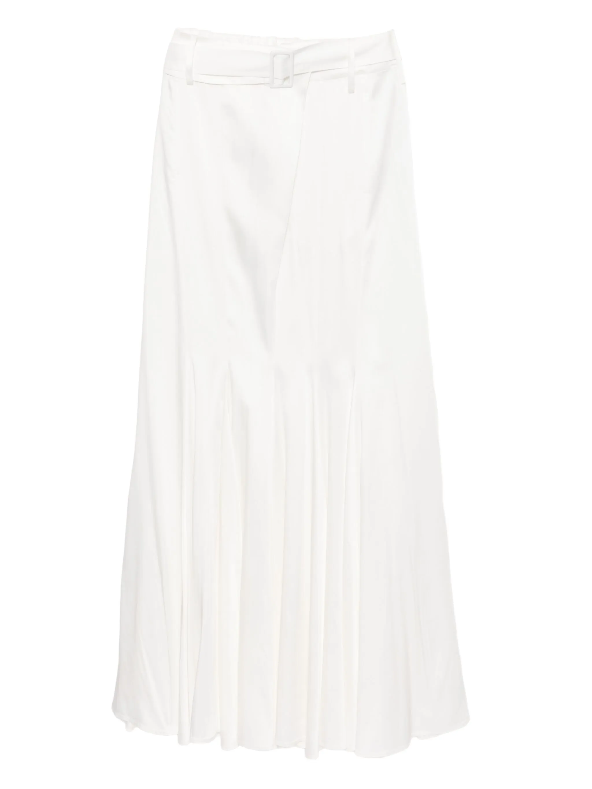 belted flare skirt - Image 1