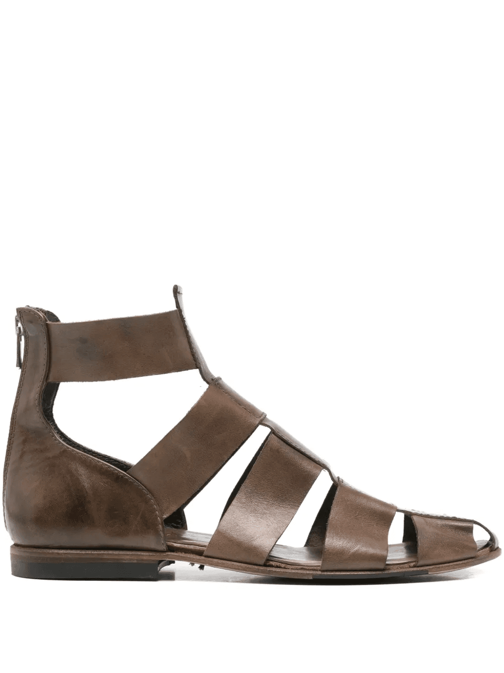 strappy zip-up sandals - Image 1