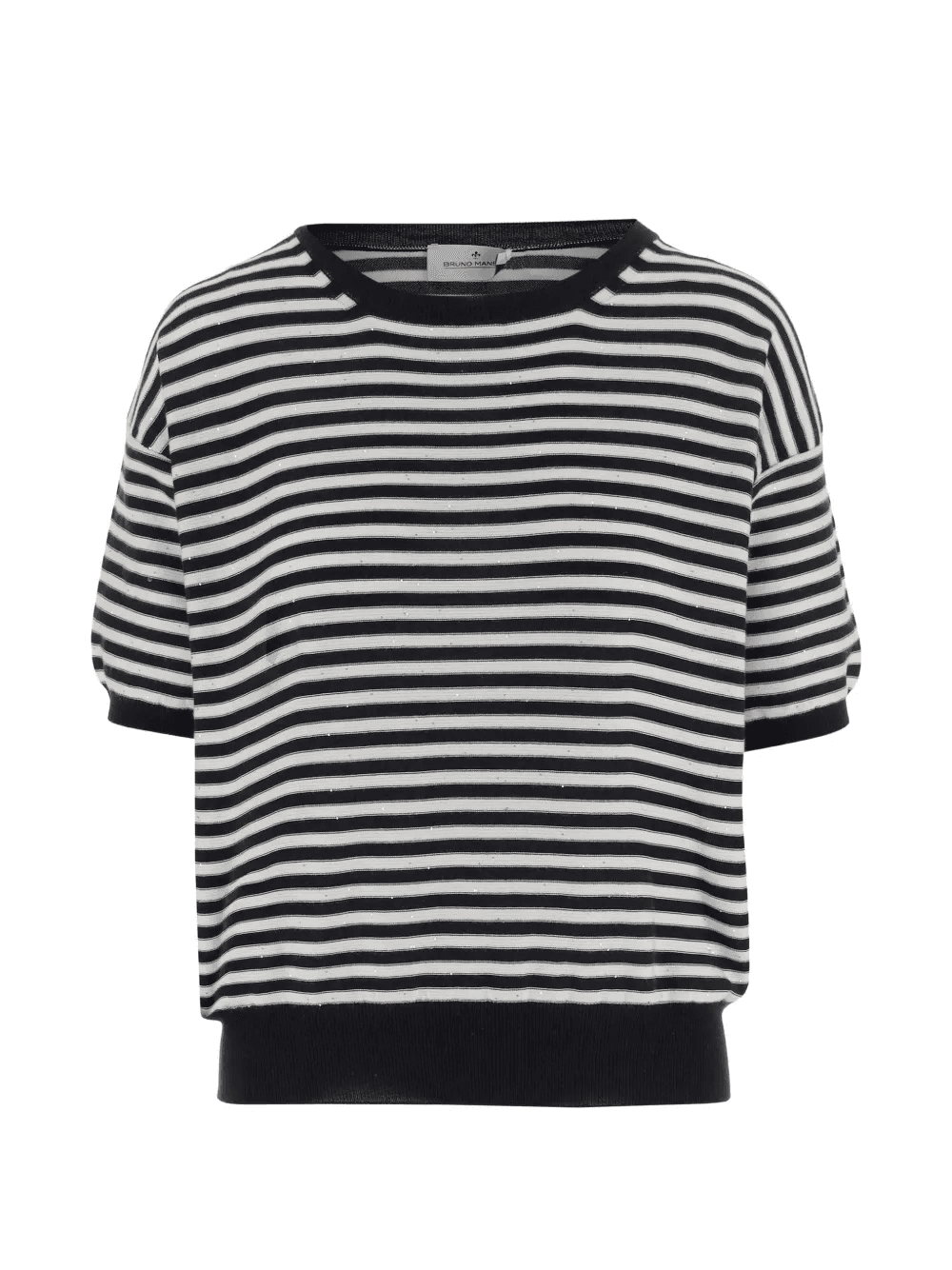 striped-pattern crew-neck sweater - Image 1