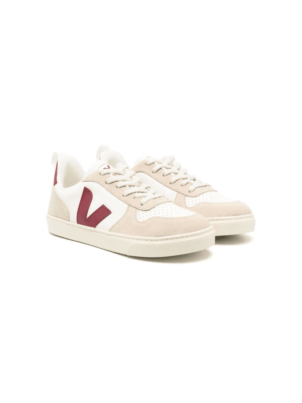 logo-patch low-top leather sneakers - Image 1