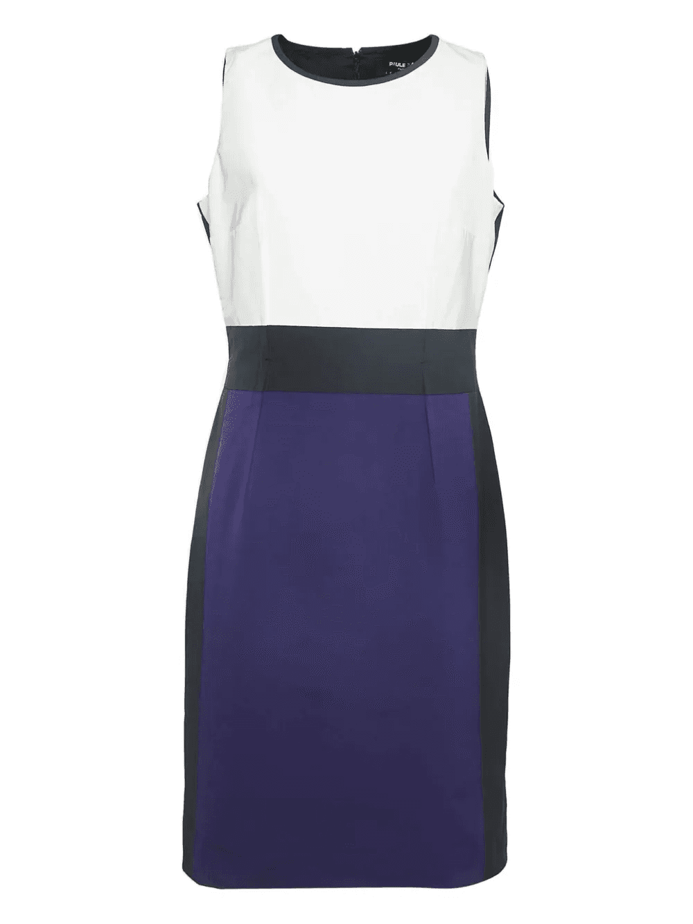 colour-block sleeveless dress - Image 1