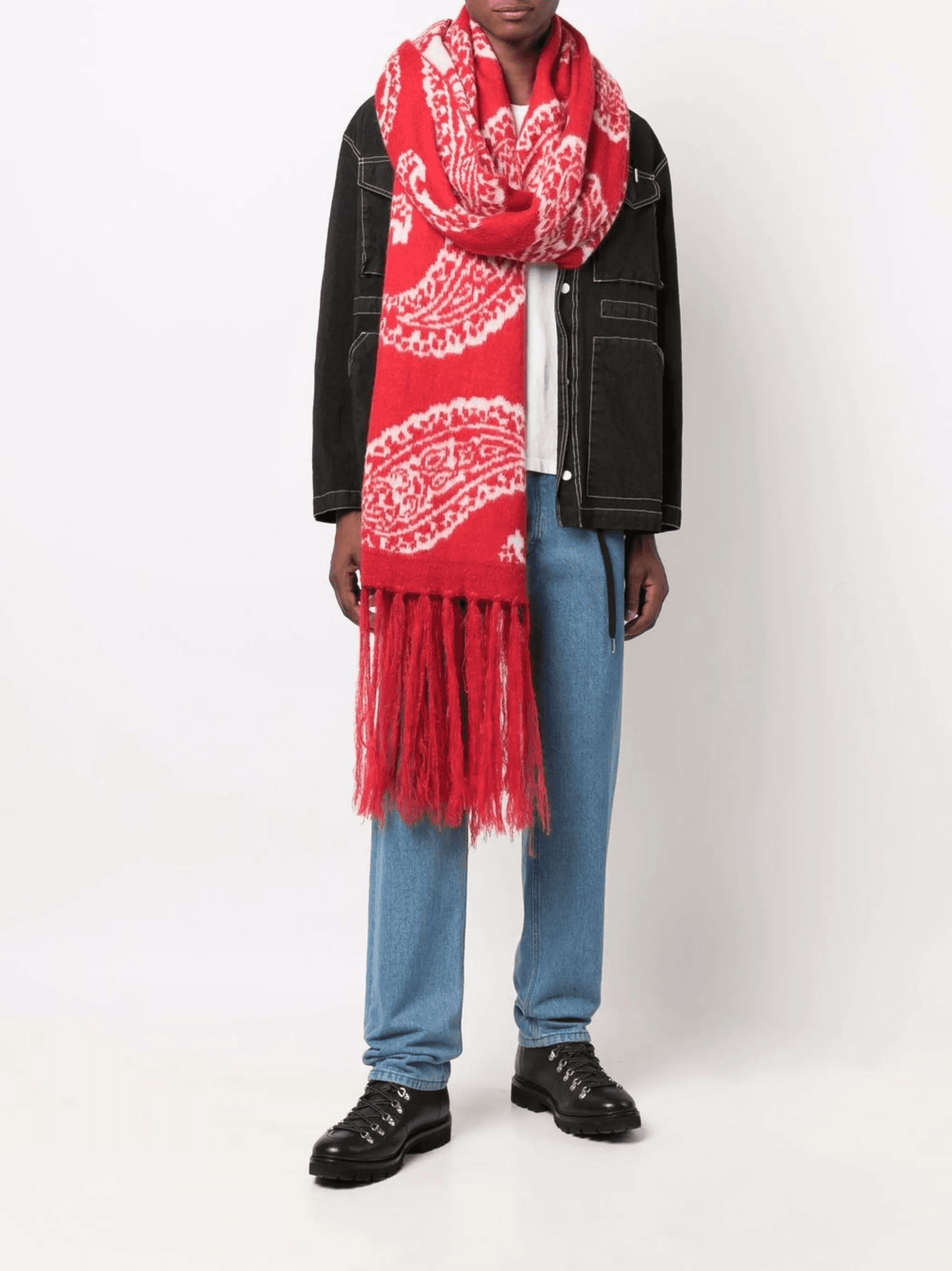 paisley pattern scarf - Image 1