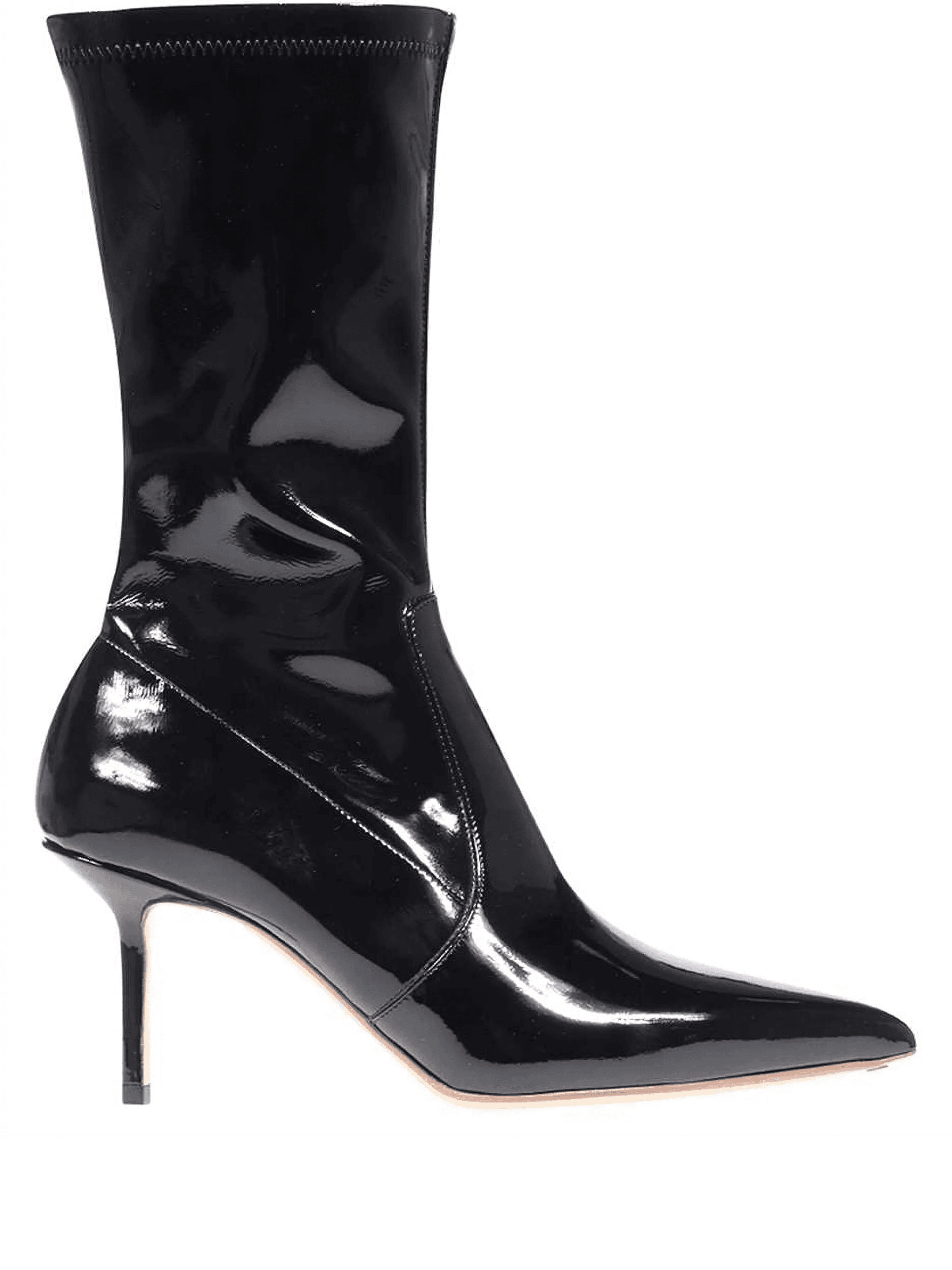 70mm patent-leather ankle boots - Image 1